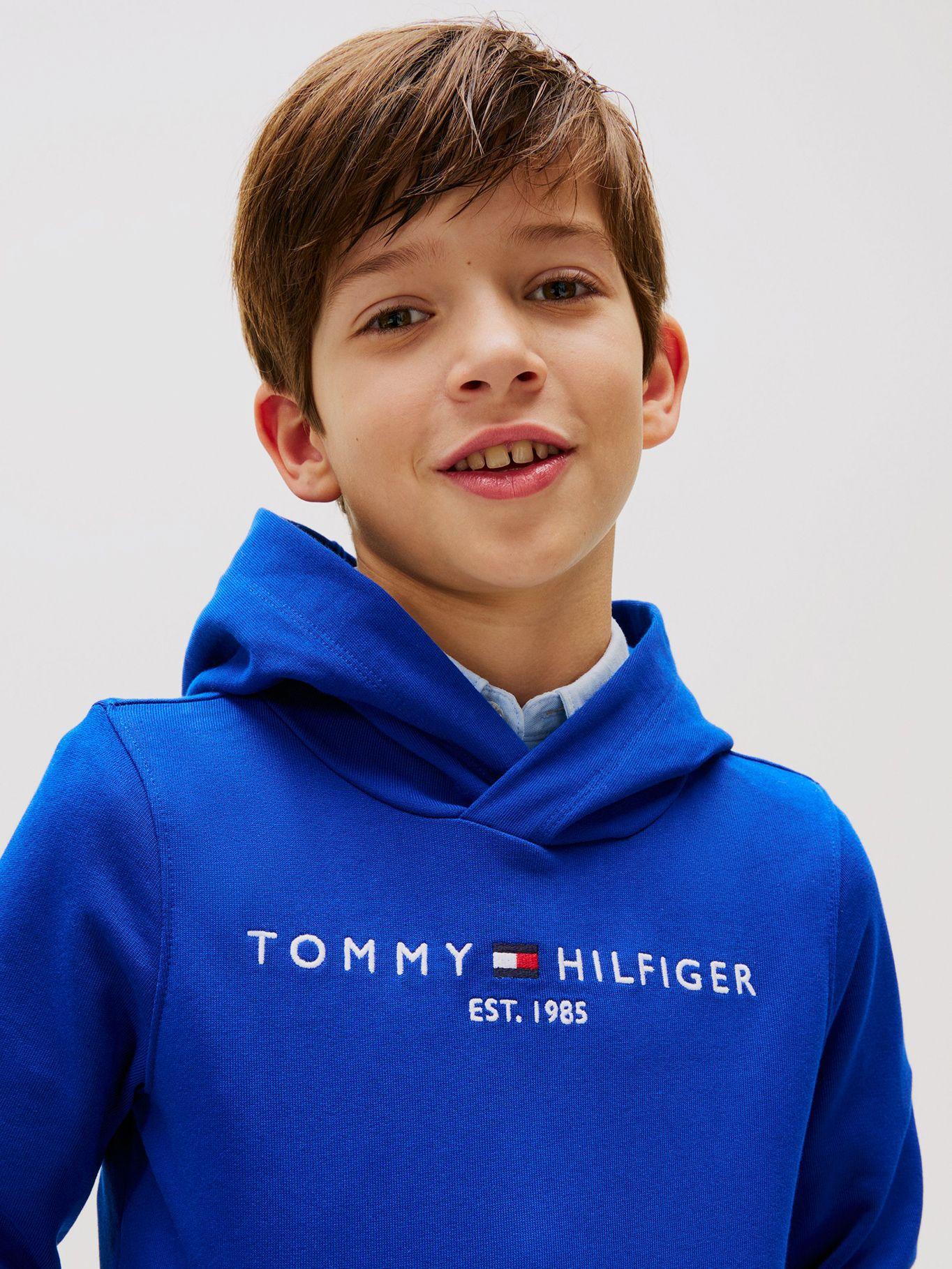 Polerón Logo Bordado Essential Azul Tommy Hilfiger-3