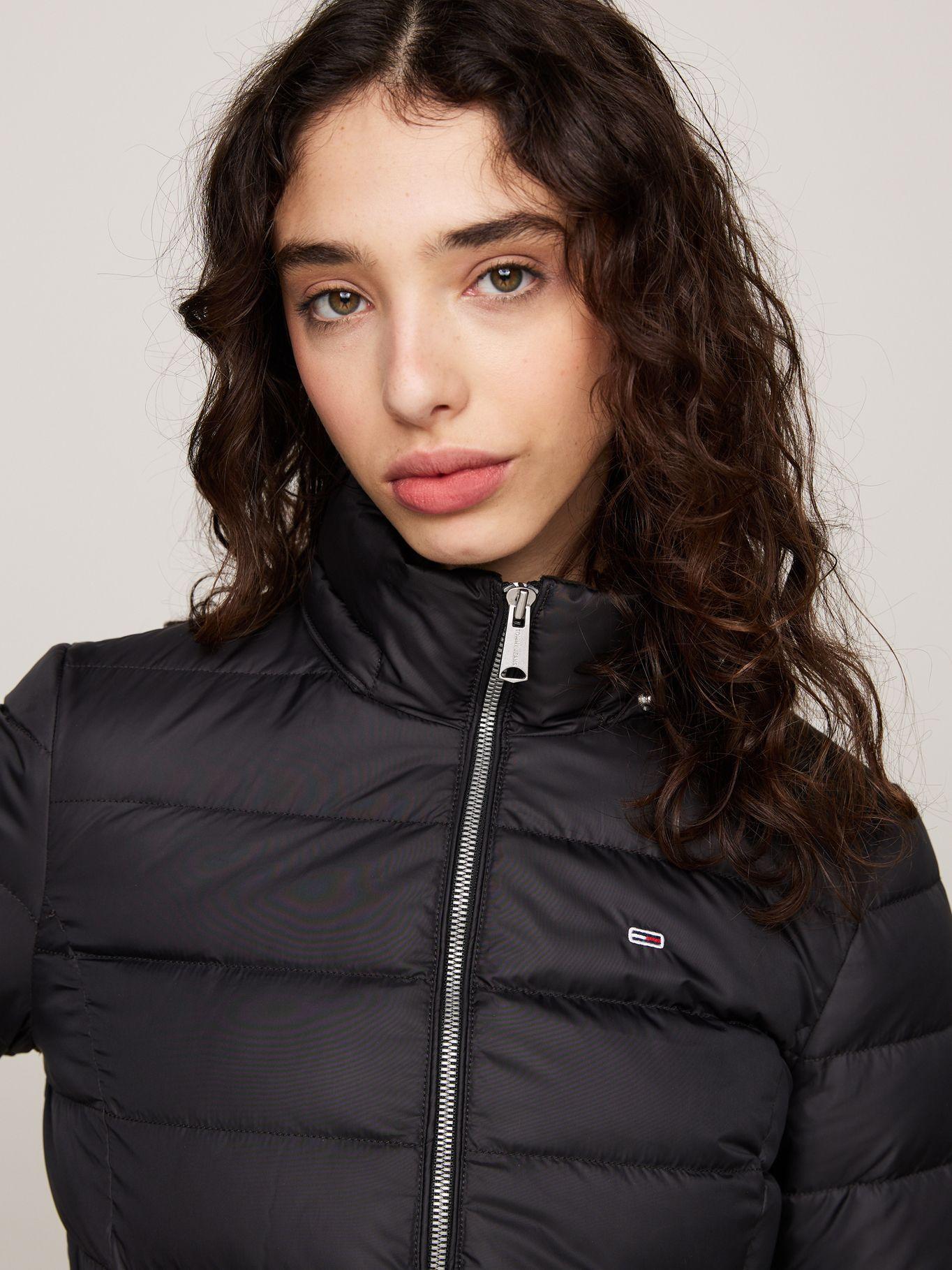 Parka Hooded Basic Acolchada Negro Tommy Jeans-3