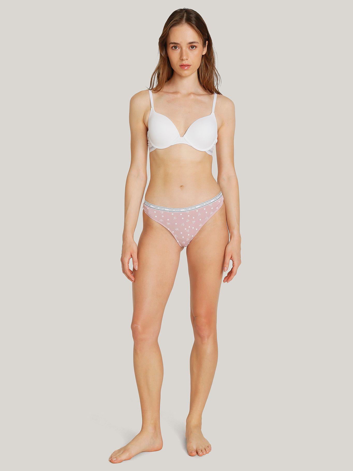 Brassier Mujer Push Up Y Logo Blanco Tommy Hilfiger-1