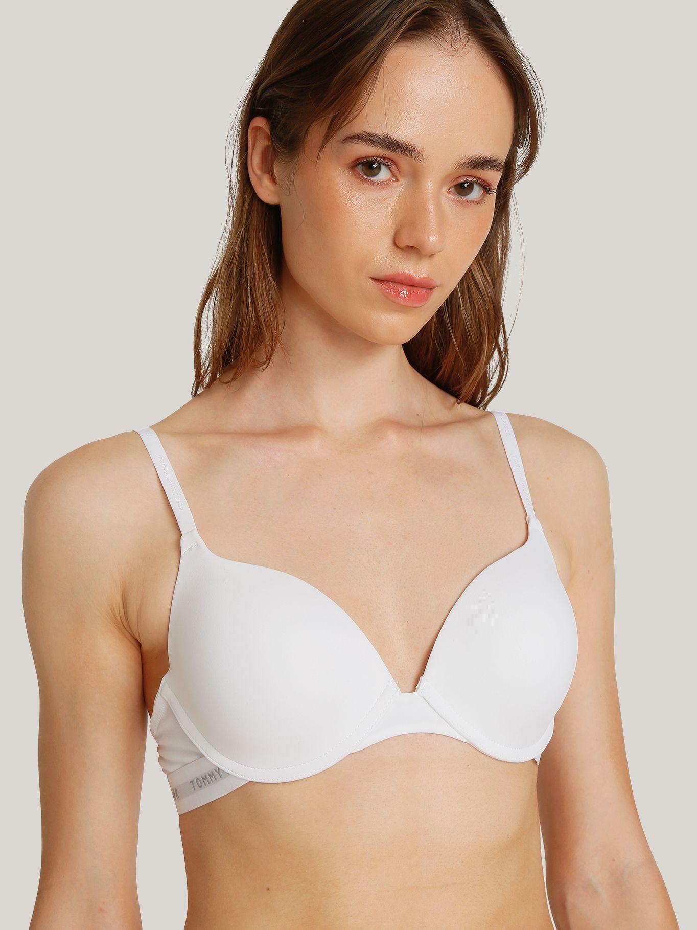 Brassier Mujer Push Up Y Logo Blanco Tommy Hilfiger-0