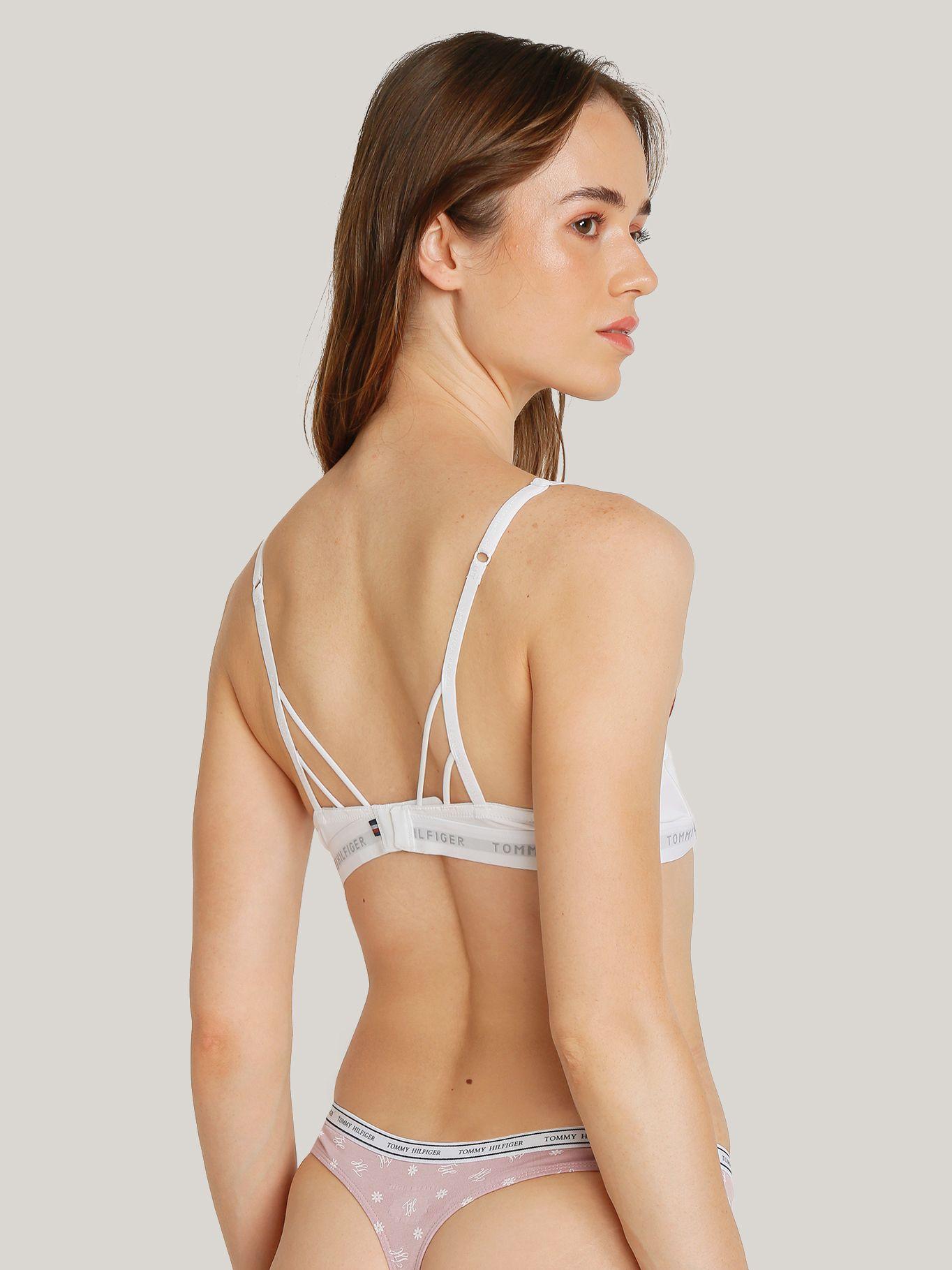 Brassier Mujer Push Up Y Logo Blanco Tommy Hilfiger-3
