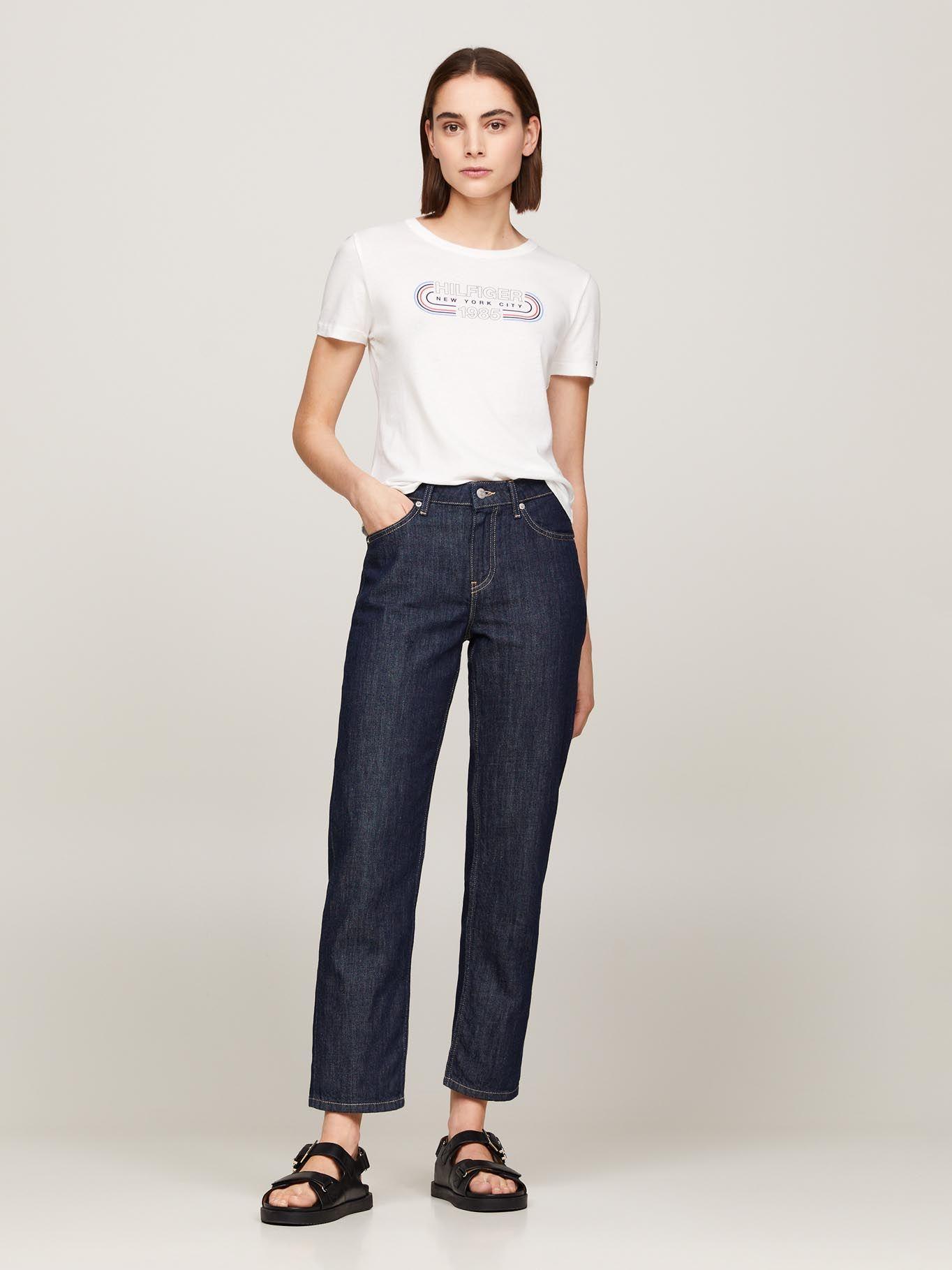 Polera Slim Con Logo Sport Blanco Tommy Hilfiger-1