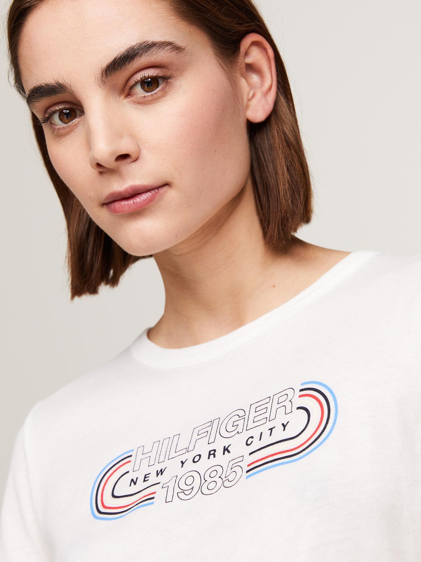 Polera Slim Con Logo Sport Blanco Tommy Hilfiger-3