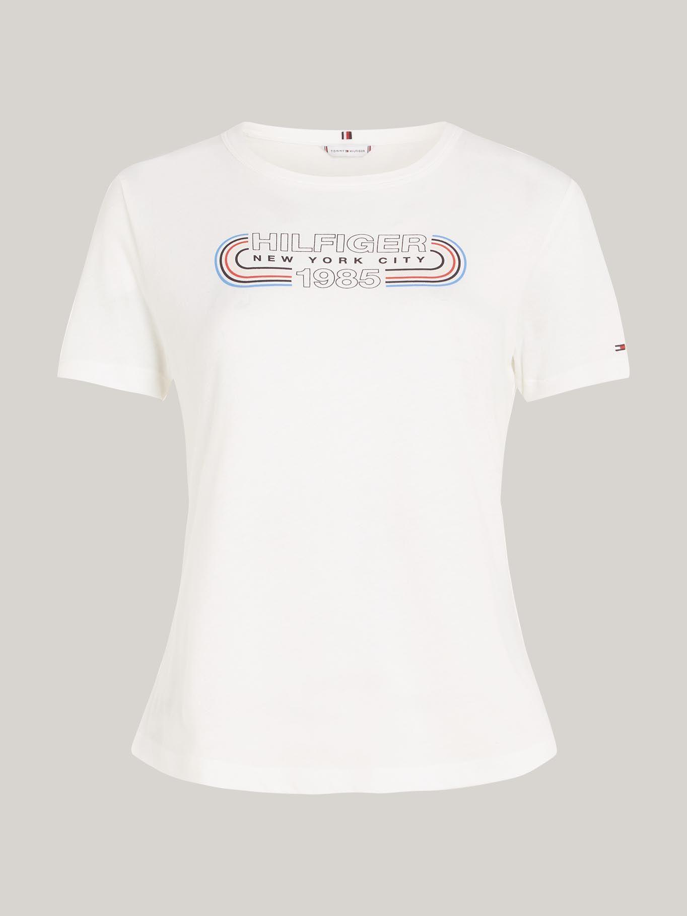 Polera Slim Con Logo Sport Blanco Tommy Hilfiger-4