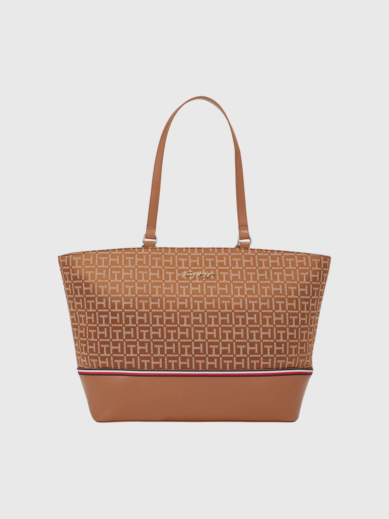 Tote Jacquard Latam Café Tommy Hilfiger-0
