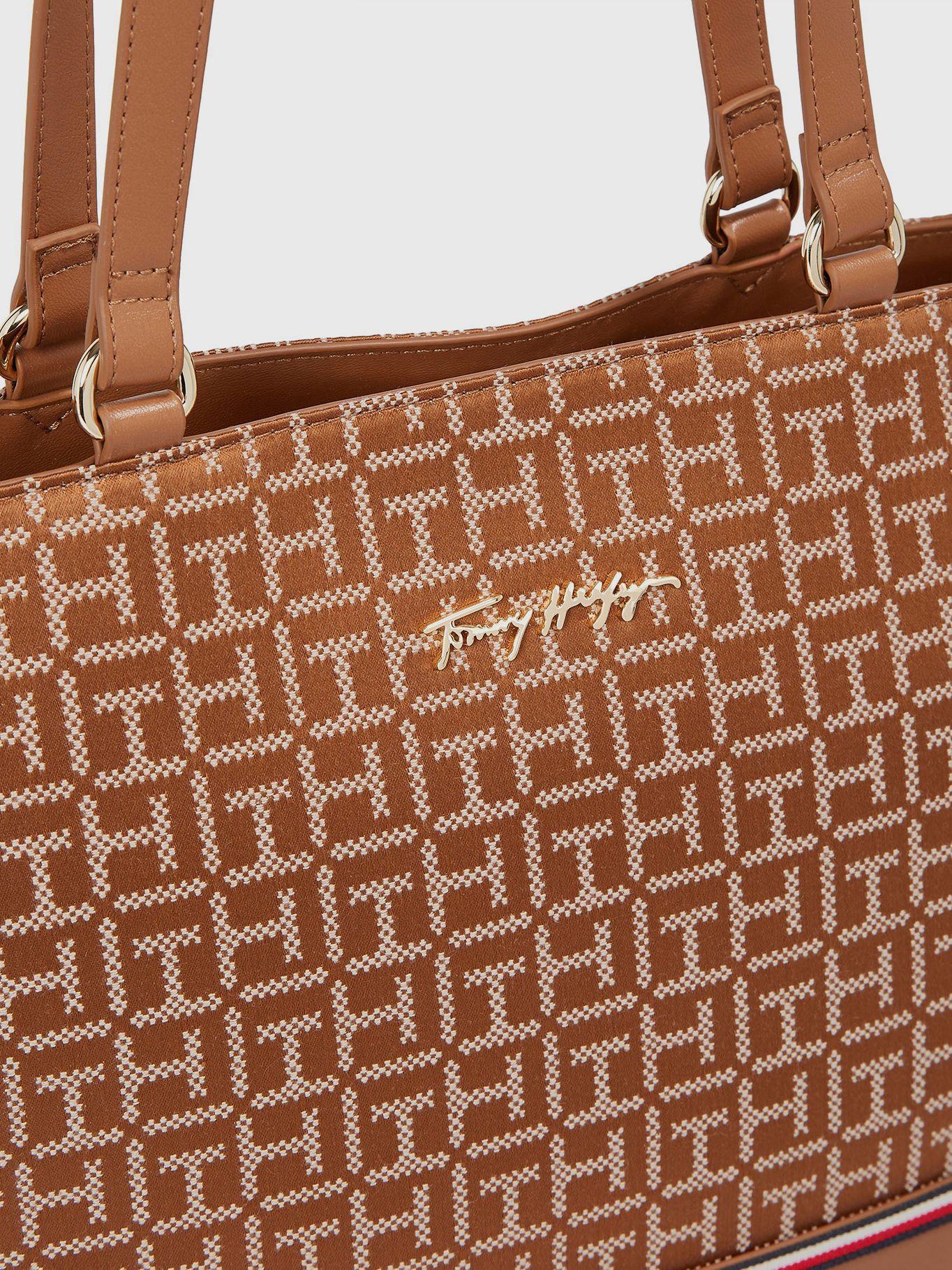 Tote Jacquard Latam Café Tommy Hilfiger-3