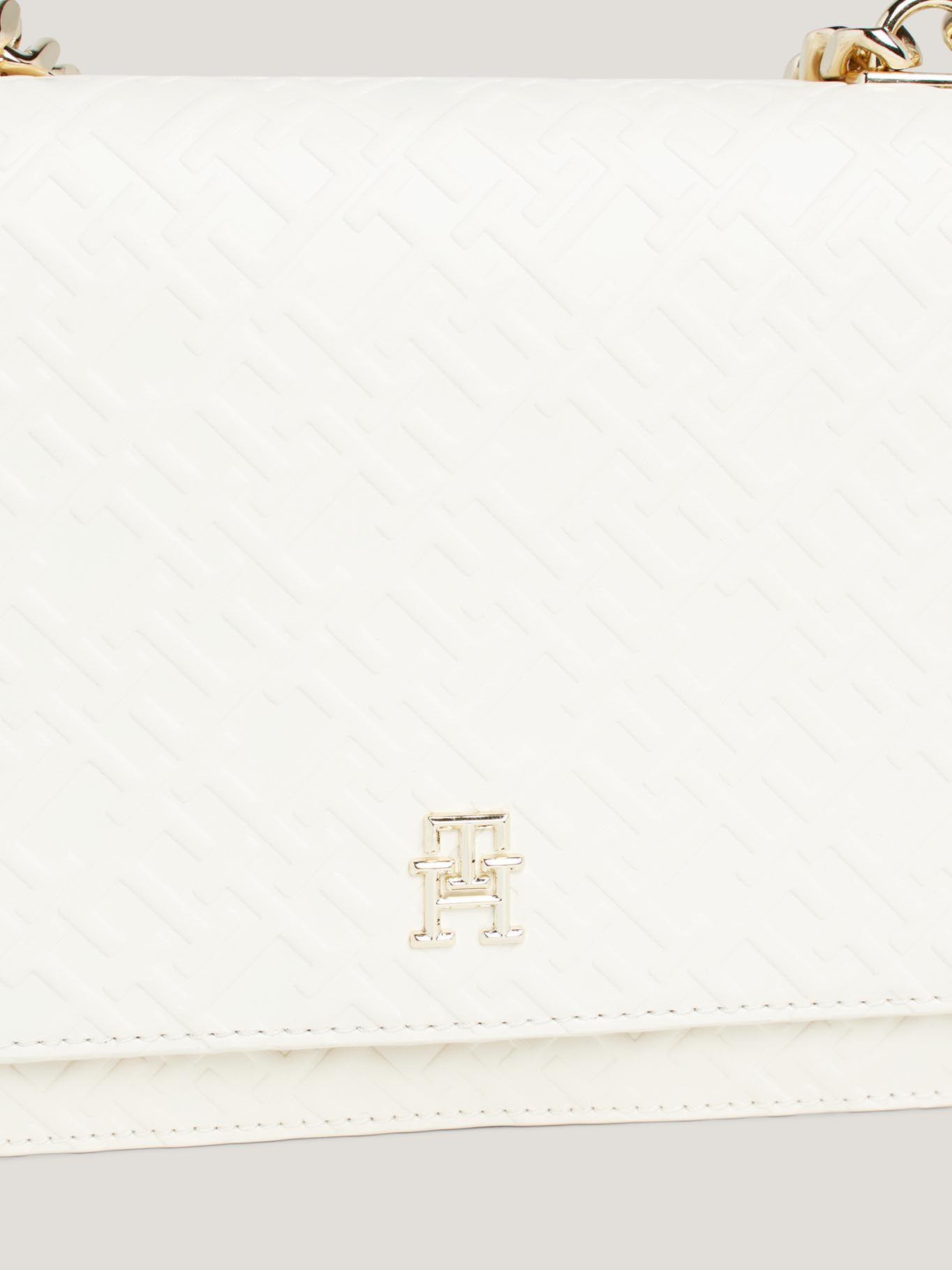 Bandolera Monograma En Relieve Blanco Tommy Hilfiger-2