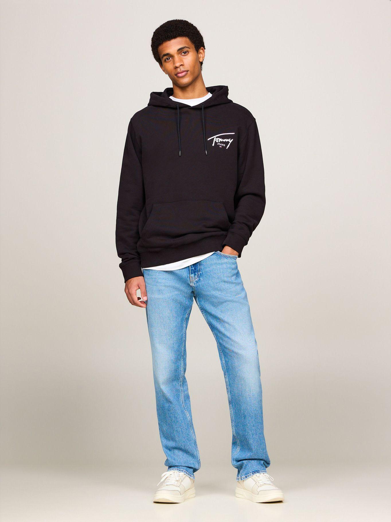 Polerón Hoodie Con Logo Distintivo Negro Tommy Jeans-1