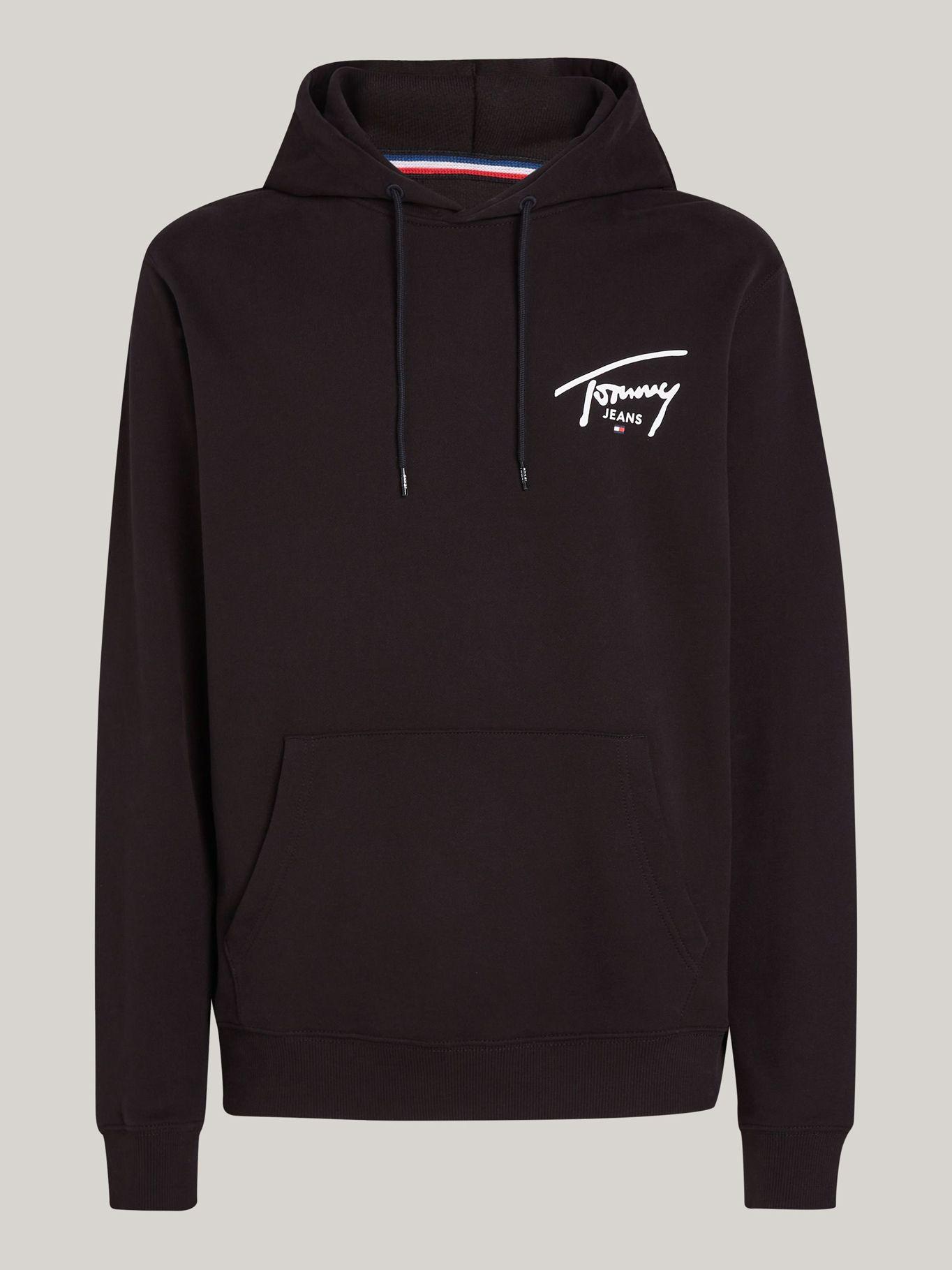 Polerón Hoodie Con Logo Distintivo Negro Tommy Jeans-4