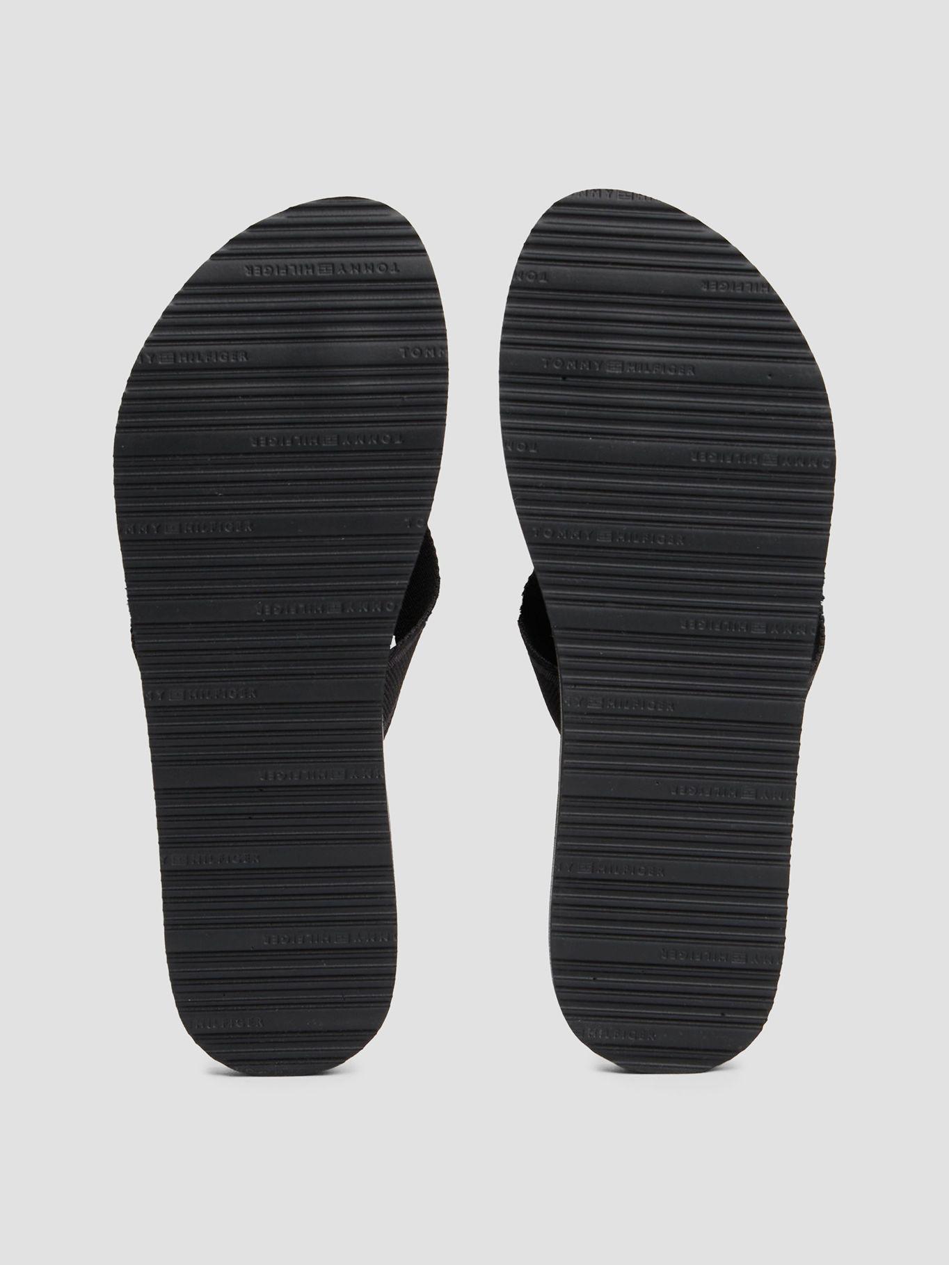 Sandalias Inscripción Tonal Tiras Negro Tommy Hilfiger-3