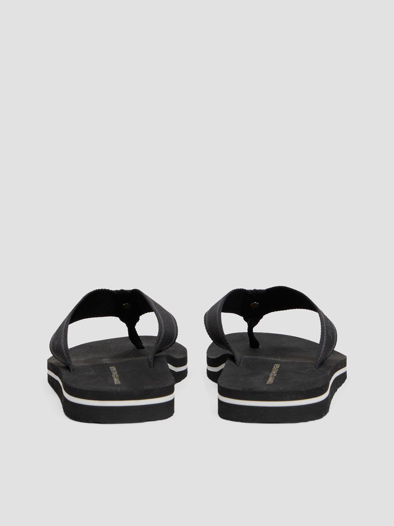 Sandalias Inscripción Tonal Tiras Negro Tommy Hilfiger-7