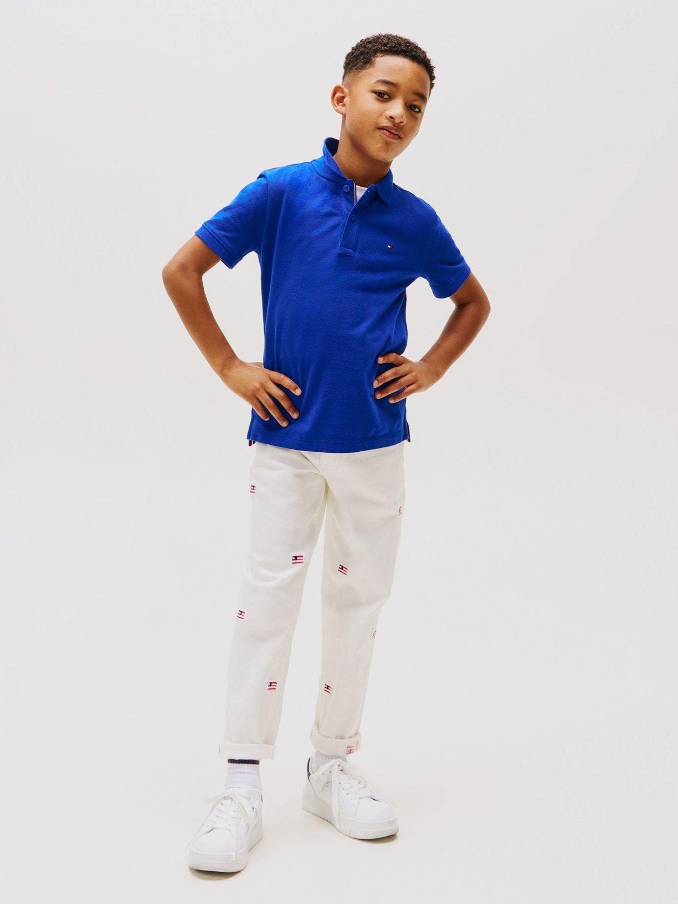 Polo Logo Regular Essential Azul Tommy Hilfiger-1