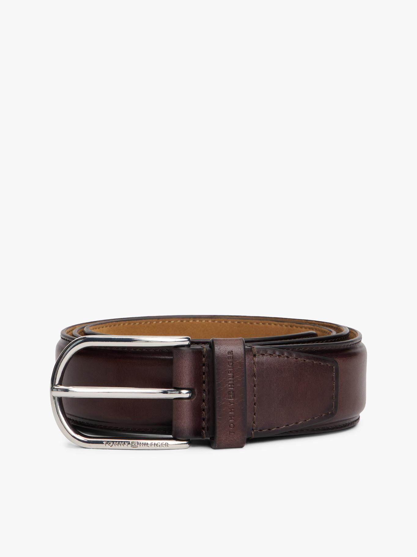 Cinturón Business De Cuero Café Tommy Hilfiger-3