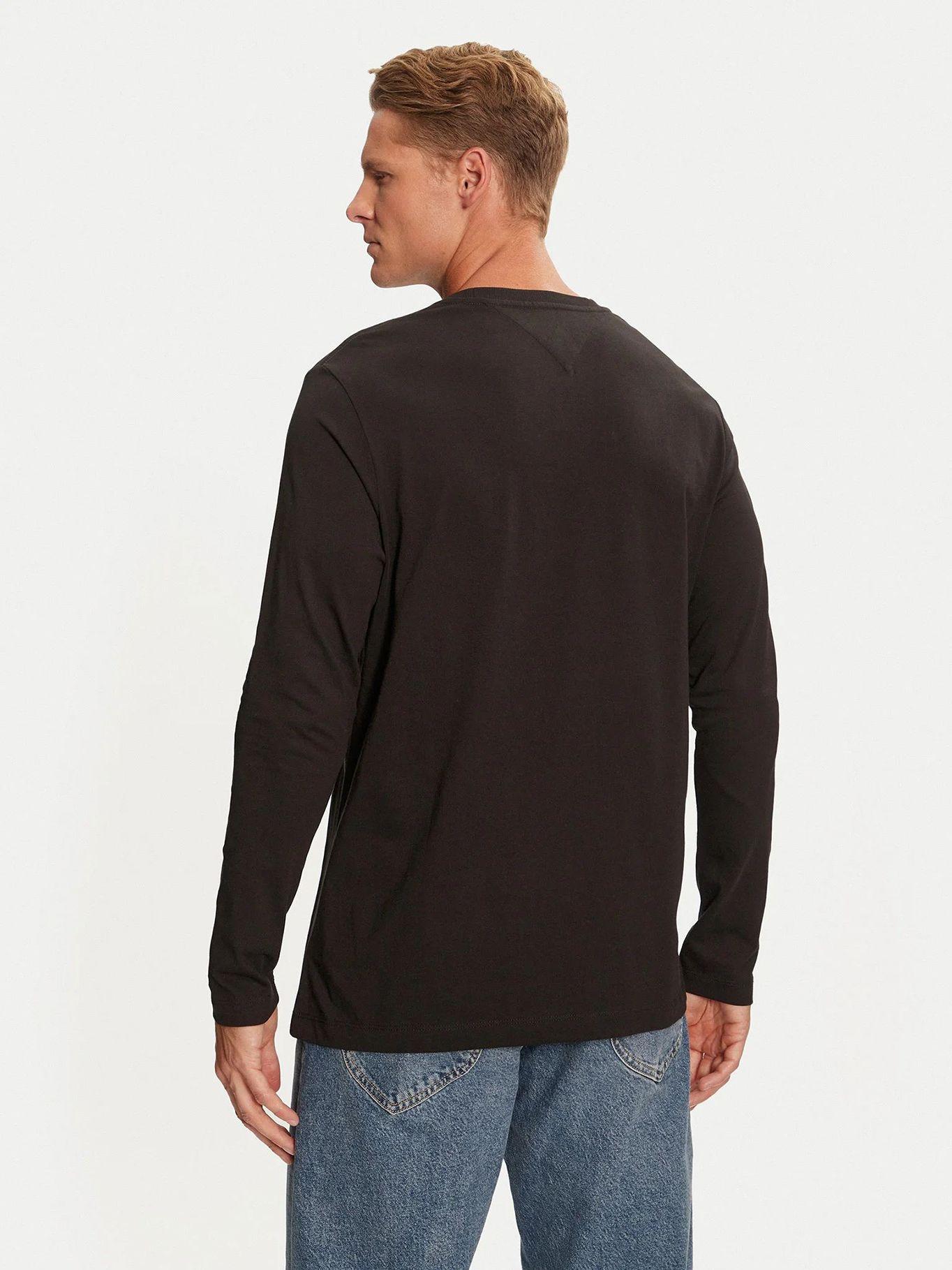 Polera Solid Con Logo Negro Tommy Hilfiger-2