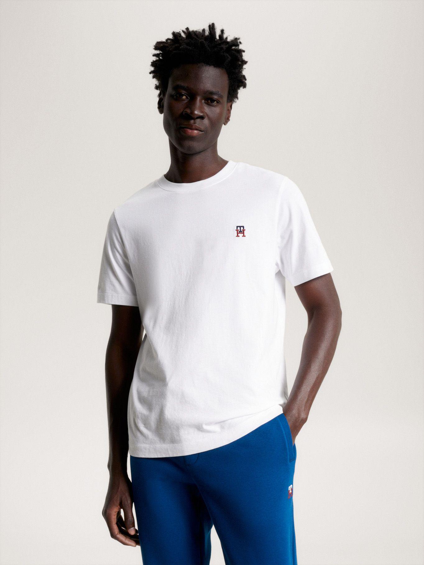Polera Logo Monogram Blanco Tommy Hilfiger-0