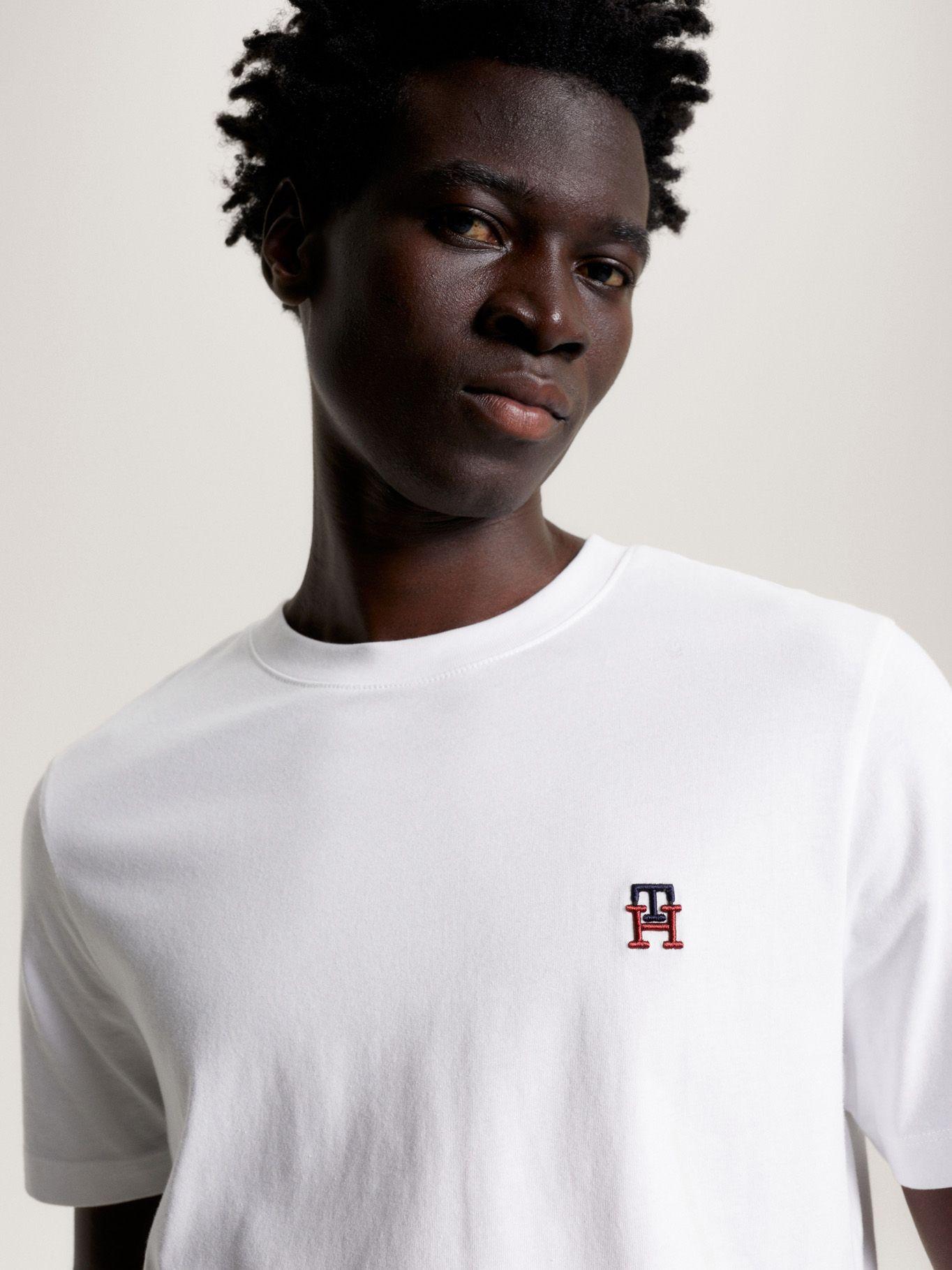 Polera Logo Monogram Blanco Tommy Hilfiger-3
