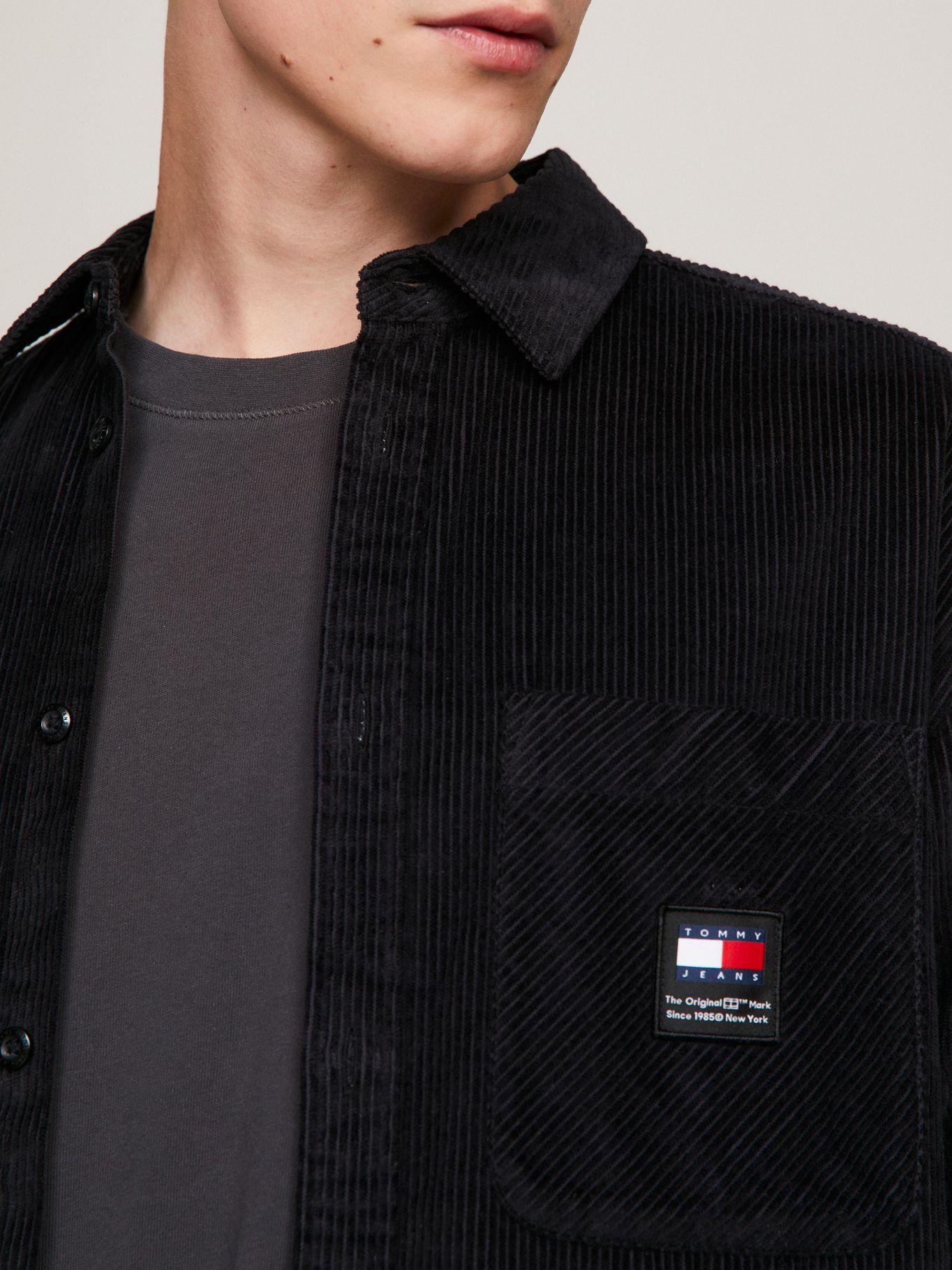 CAMISA RELAXED DE COURDUROY NEGRO TOMMY JEANS-3