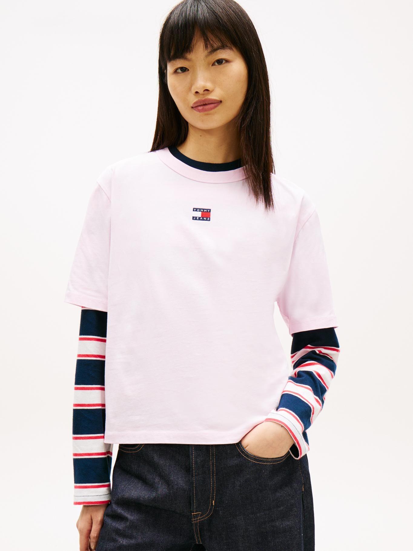 Polera Boxy Con Logo Relaxed Fit-0