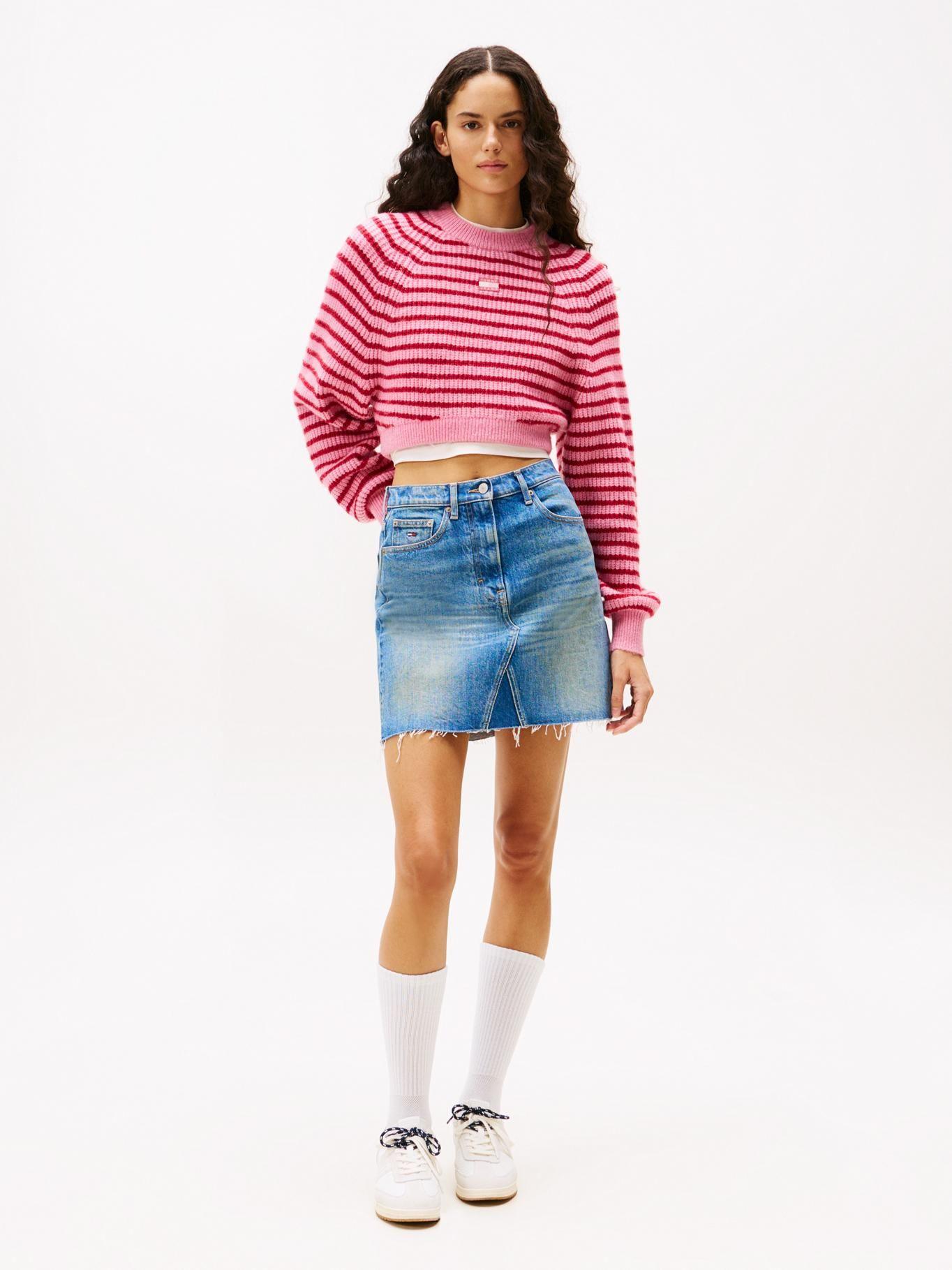 Falda Mom Denim Azul Tommy Jeans-0