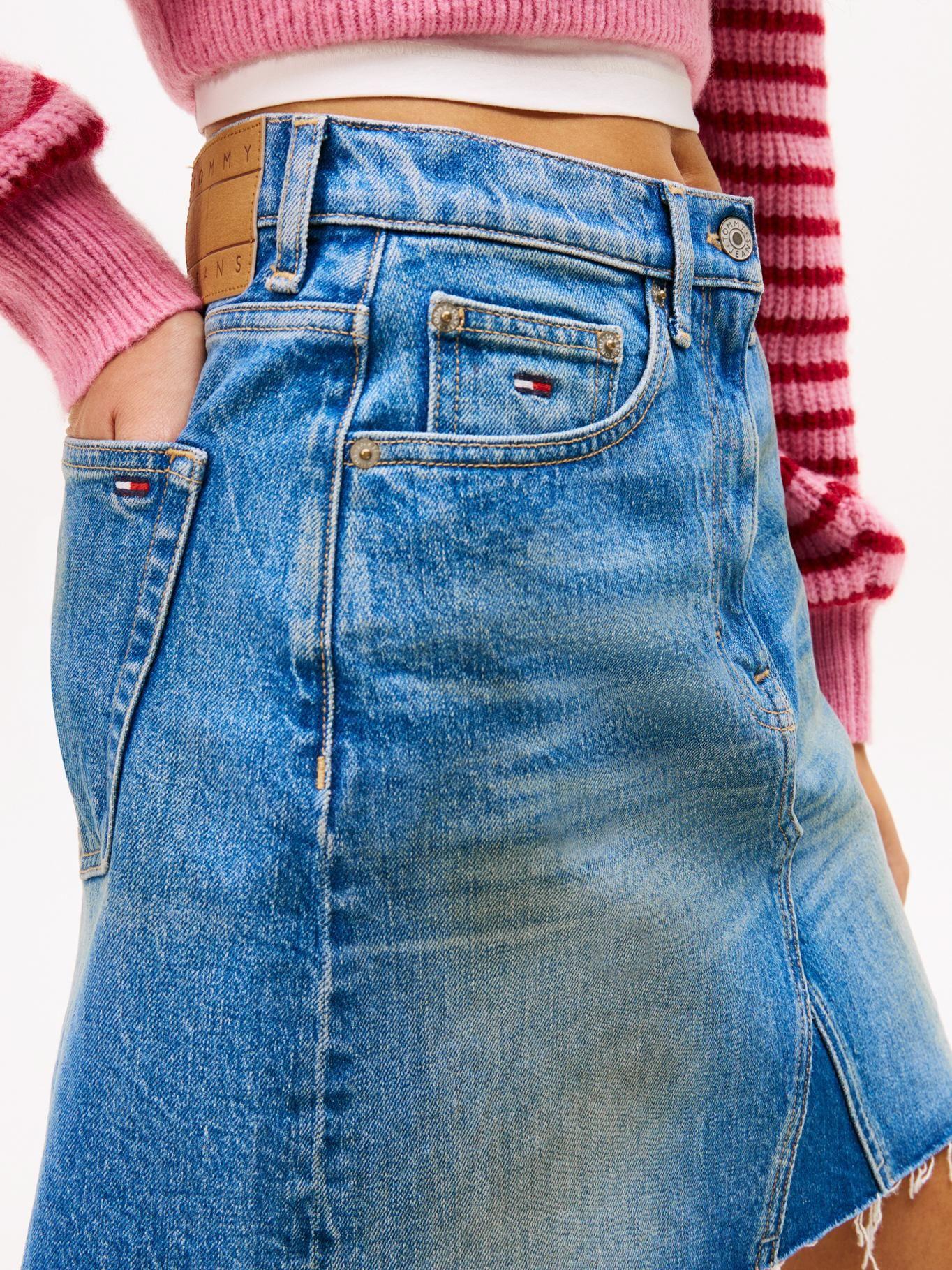 Falda Mom Denim Azul Tommy Jeans-3