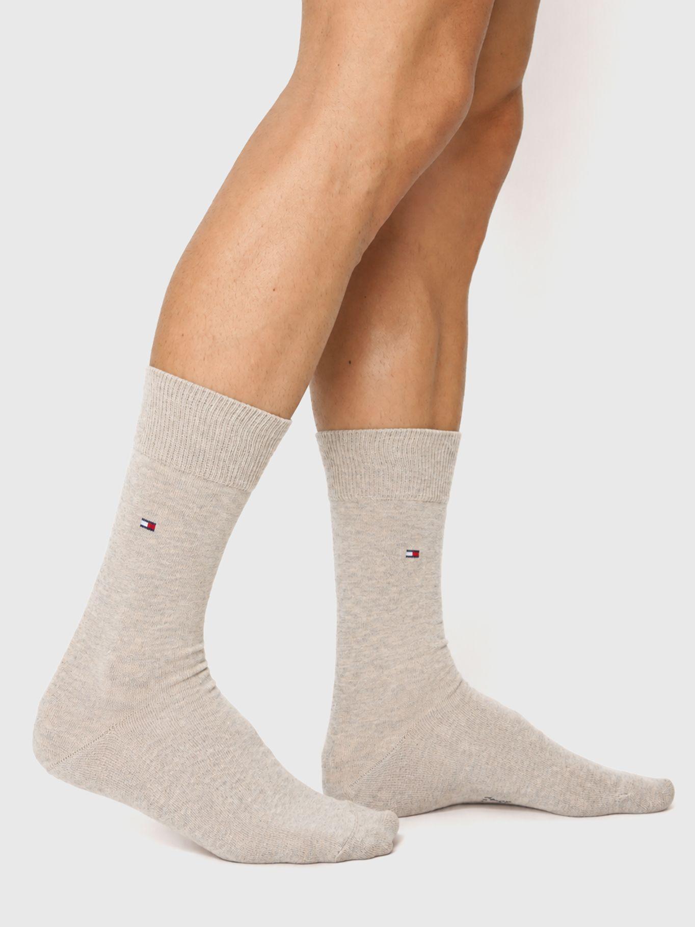 Pack de 2 calcetines de rayas pequeñas con logo bordado-1