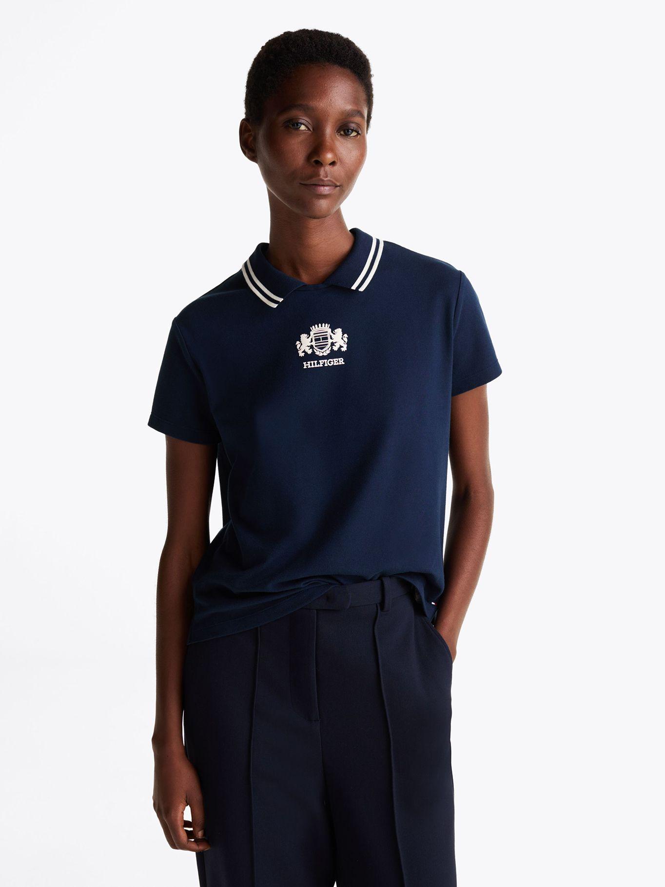 Polo Varsity Regular Fit Azul Tommy Hilfiger-0