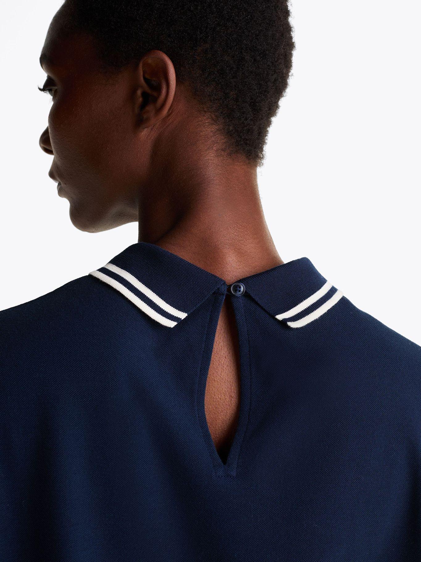 Polo Varsity Regular Fit Azul Tommy Hilfiger-4