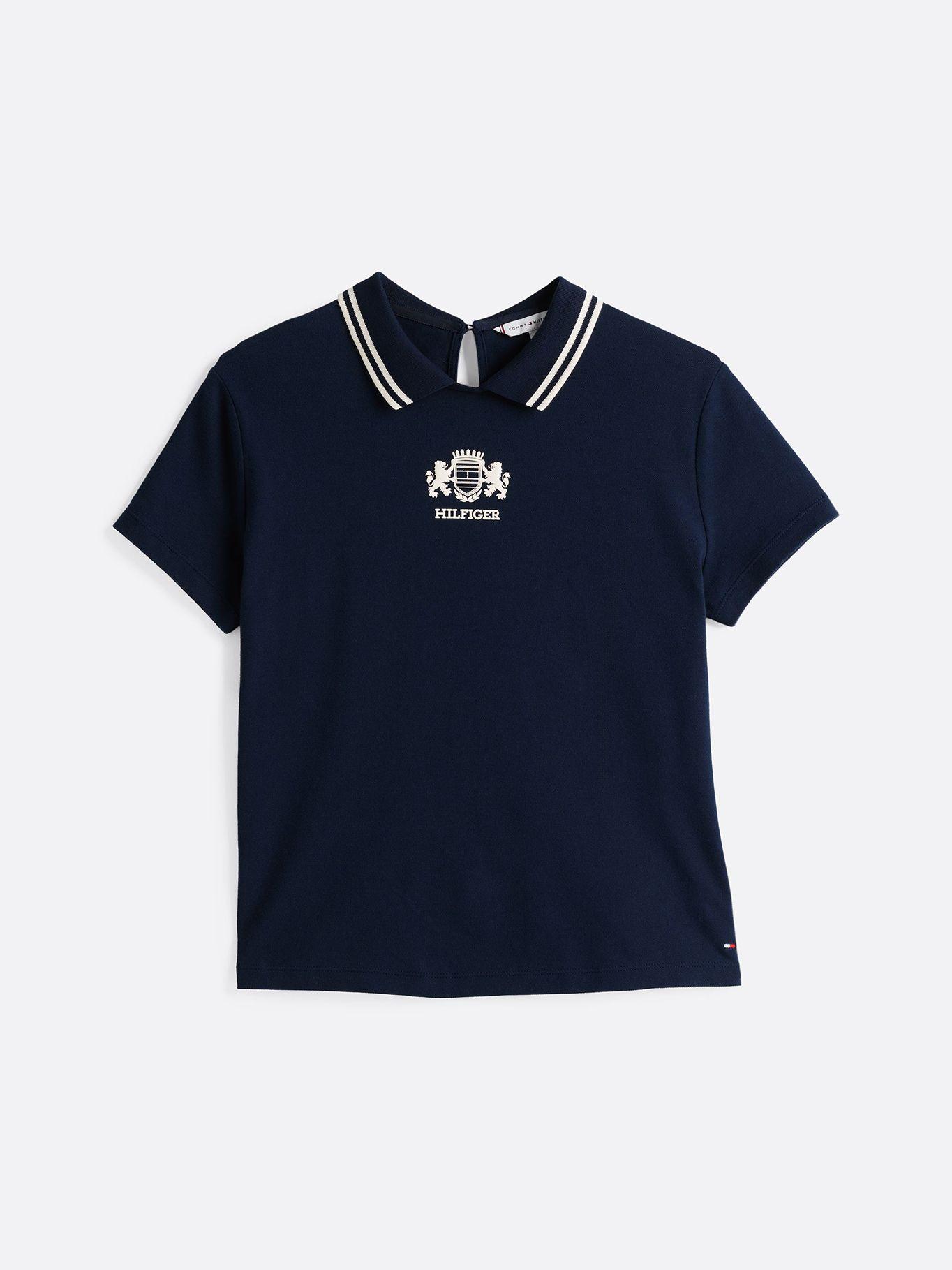 Polo Varsity Regular Fit Azul Tommy Hilfiger-5