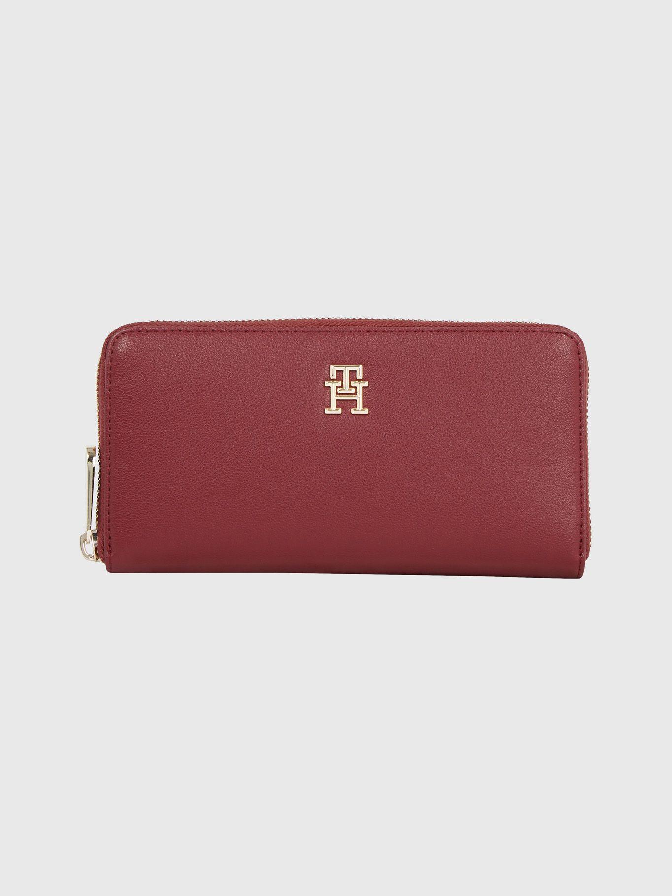 Billetera Grande Poppy Monogram Rojo Tommy Hilfiger-0