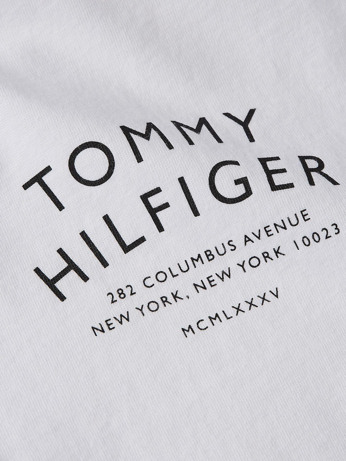 Polera Text Print Blanco Tommy Hilfiger A2-2