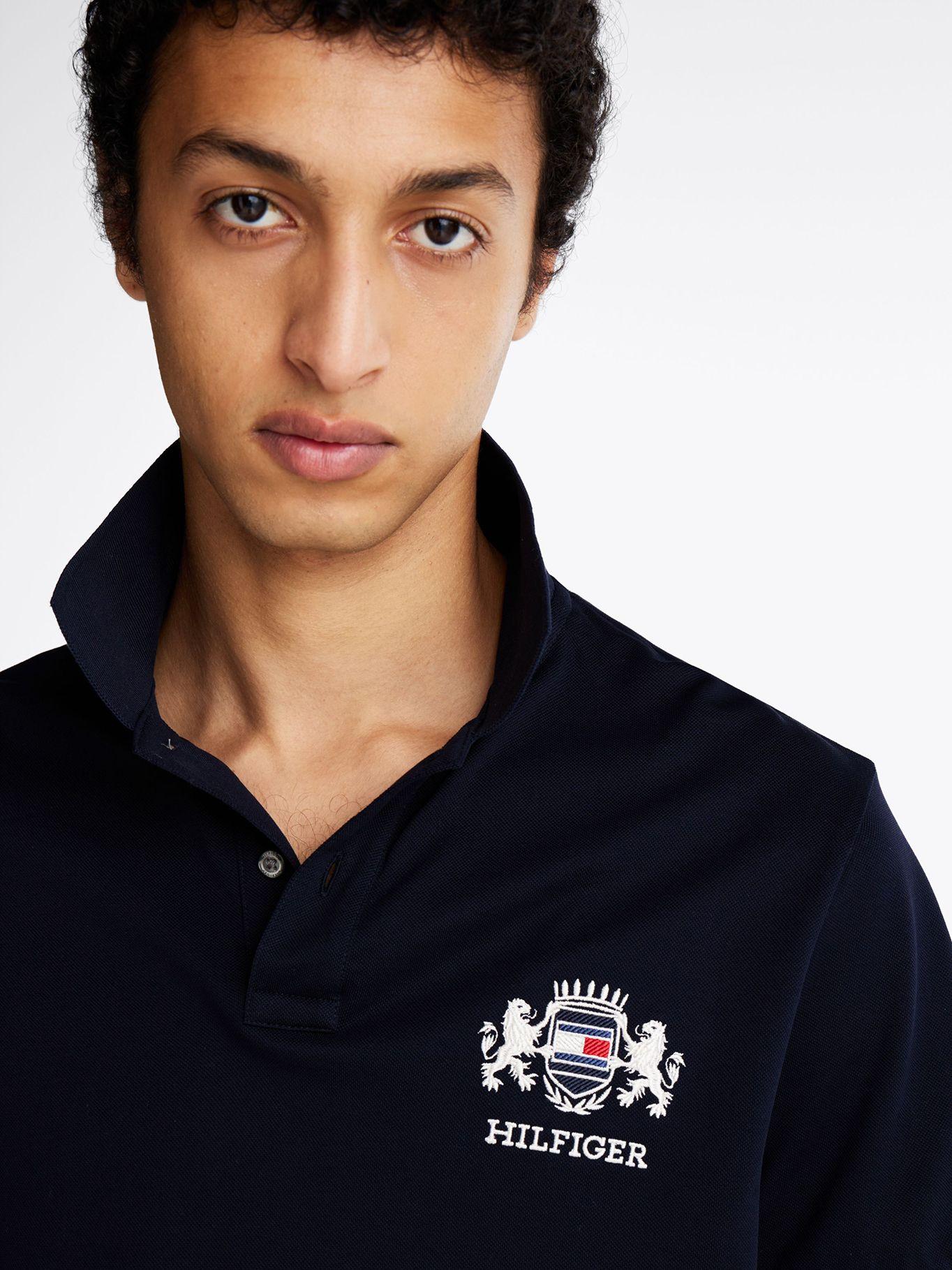 Polo Icon Graphic Regular Fit Azul Tommy Hilfiger-3