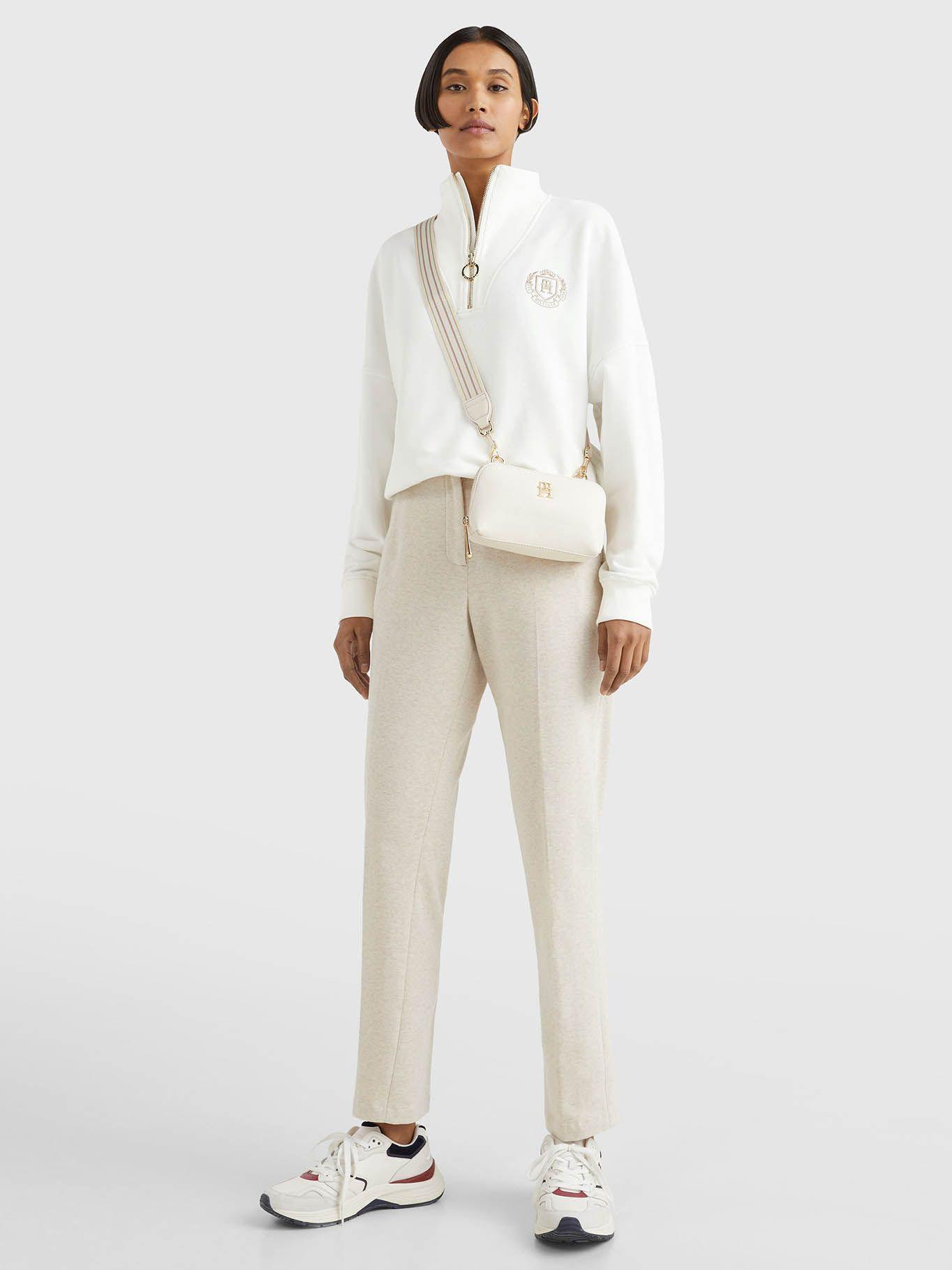 Polerón Heritage Con Cierre Blanco Tommy Hilfiger-1