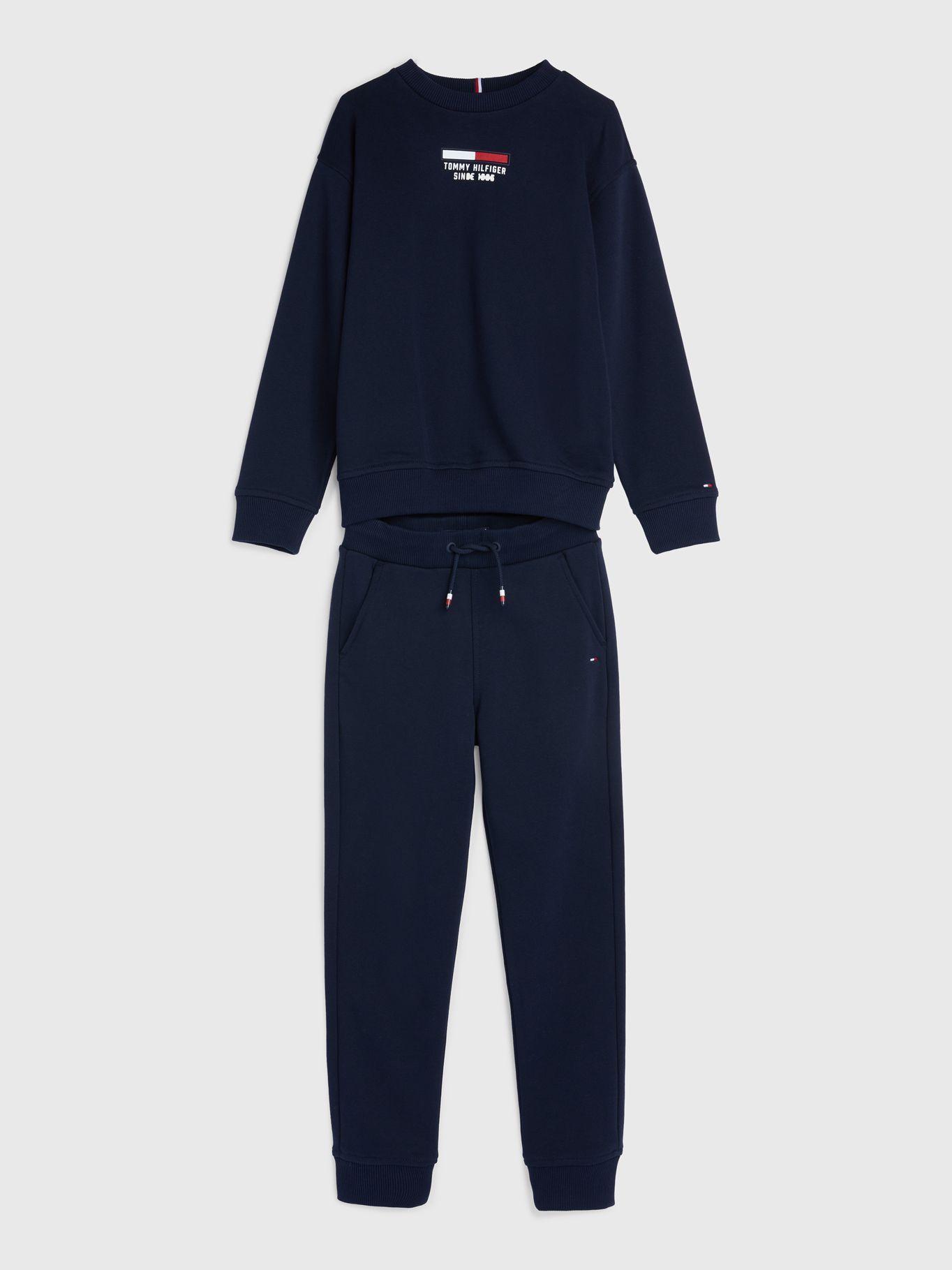 Set De Jogger Y Polerón Azul Tommy Hilfiger-0