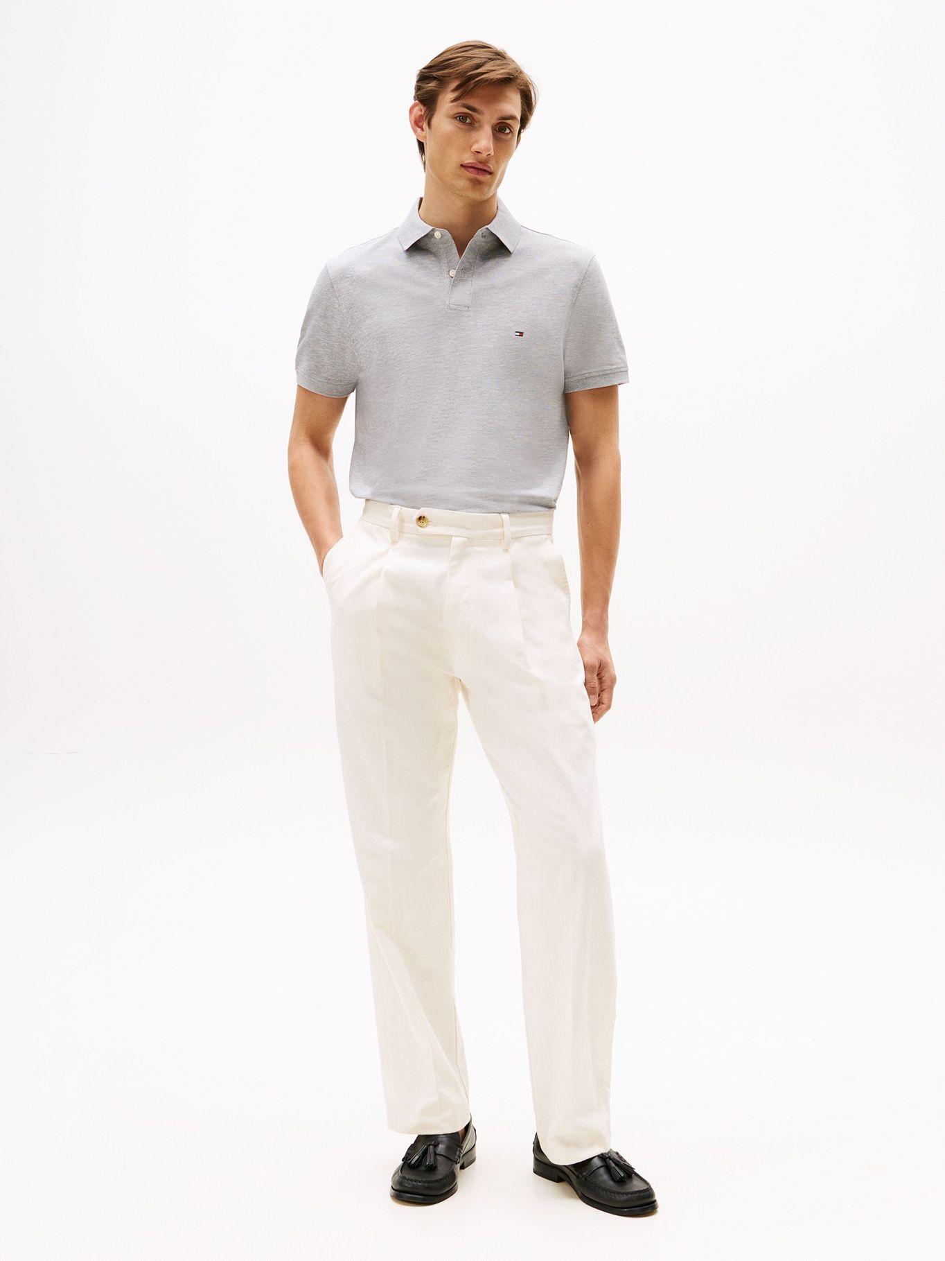 Polo Im 1985 Regular Fit_ Tommy Hilfiger Gris-1