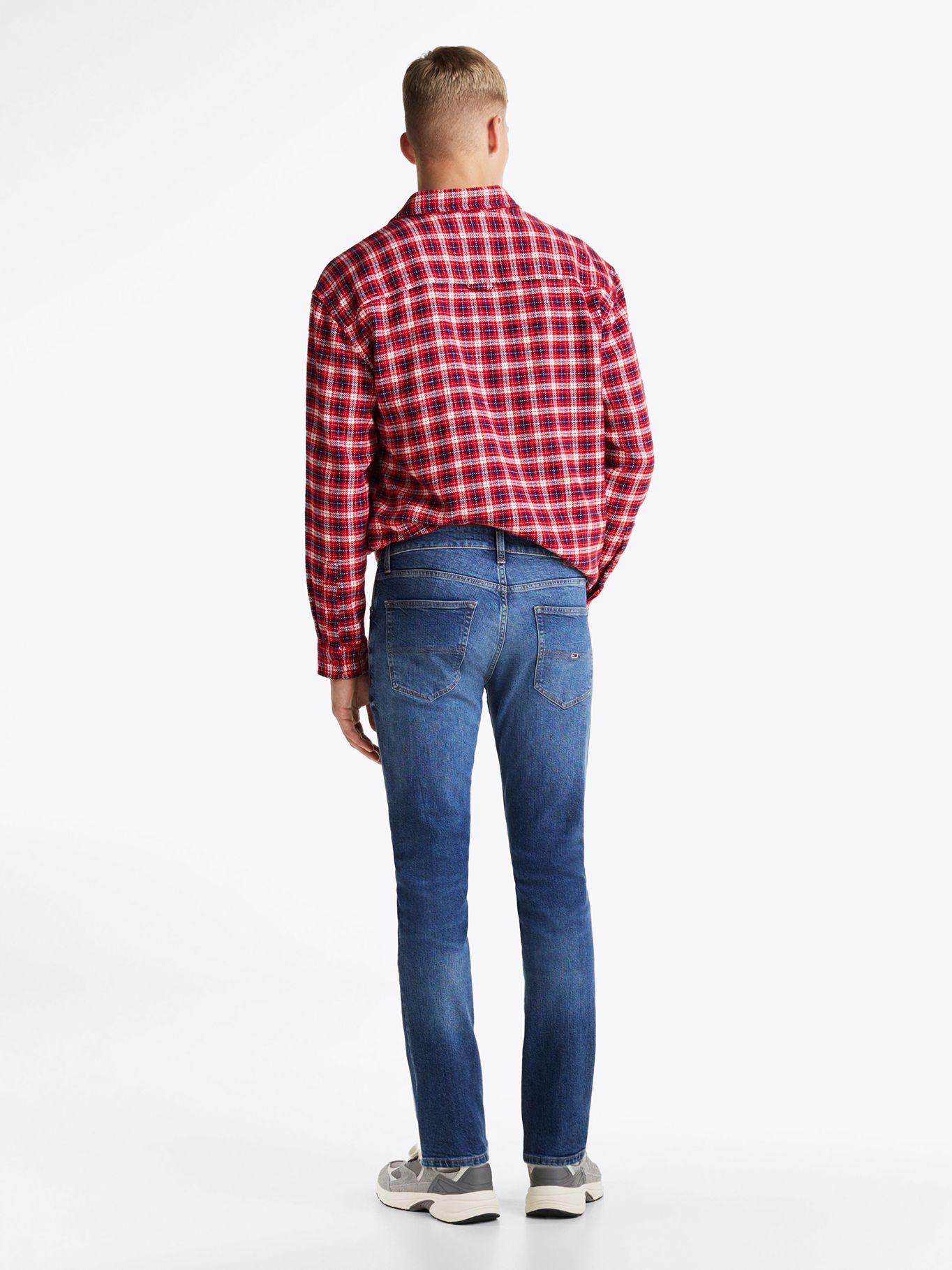 Jeans Scanton De Corte Slim Desteñidos Azul Tommy Jeans-2