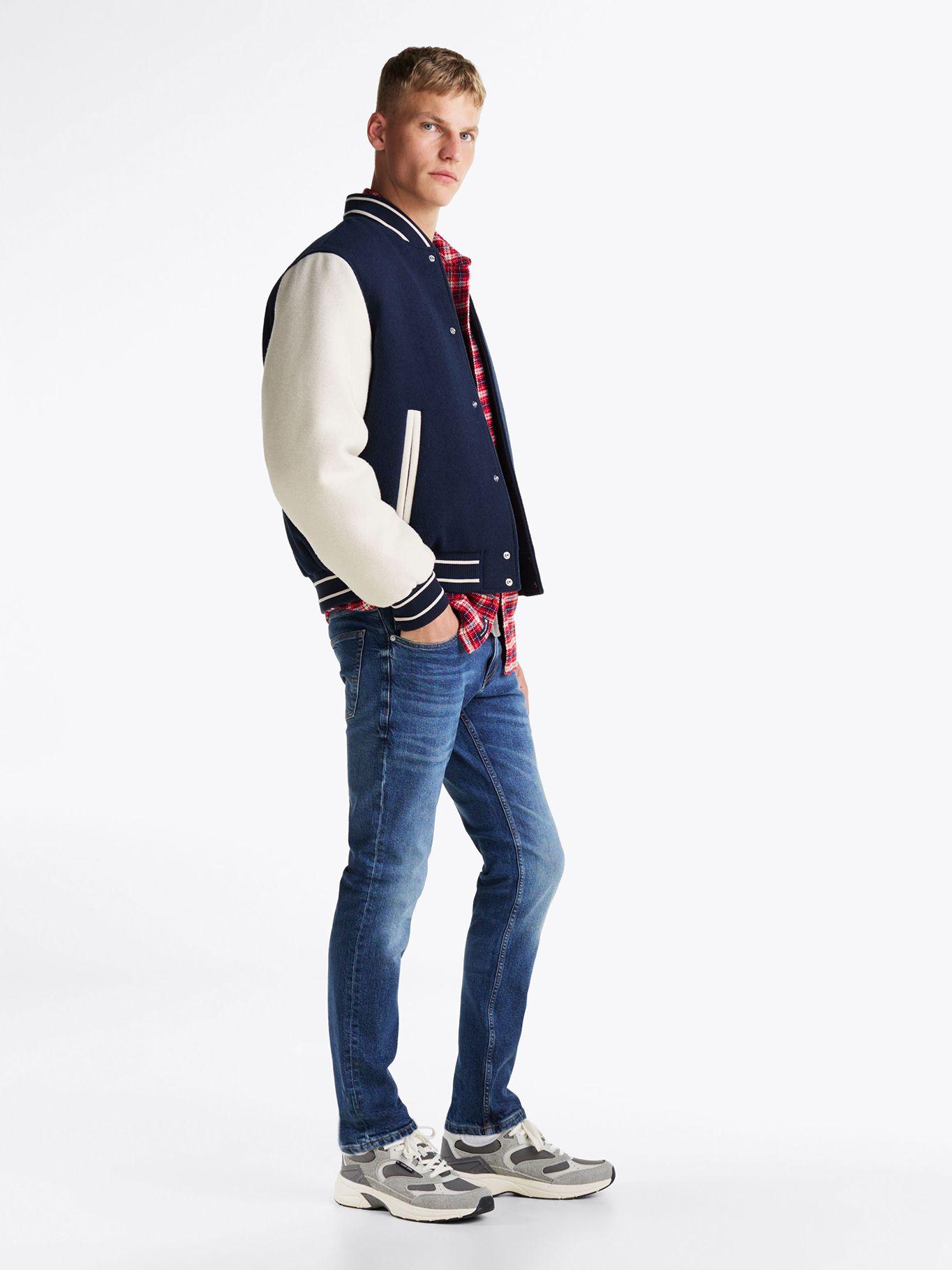 Jeans Scanton De Corte Slim Desteñidos Azul Tommy Jeans-3