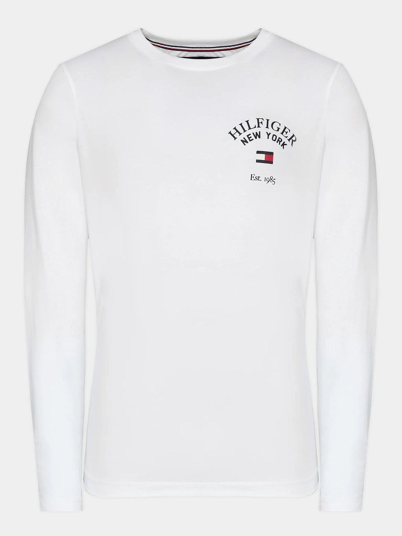POLERA ARCHIVE VARSITY LOGO BLANCO TOMMY HILFIGER-5