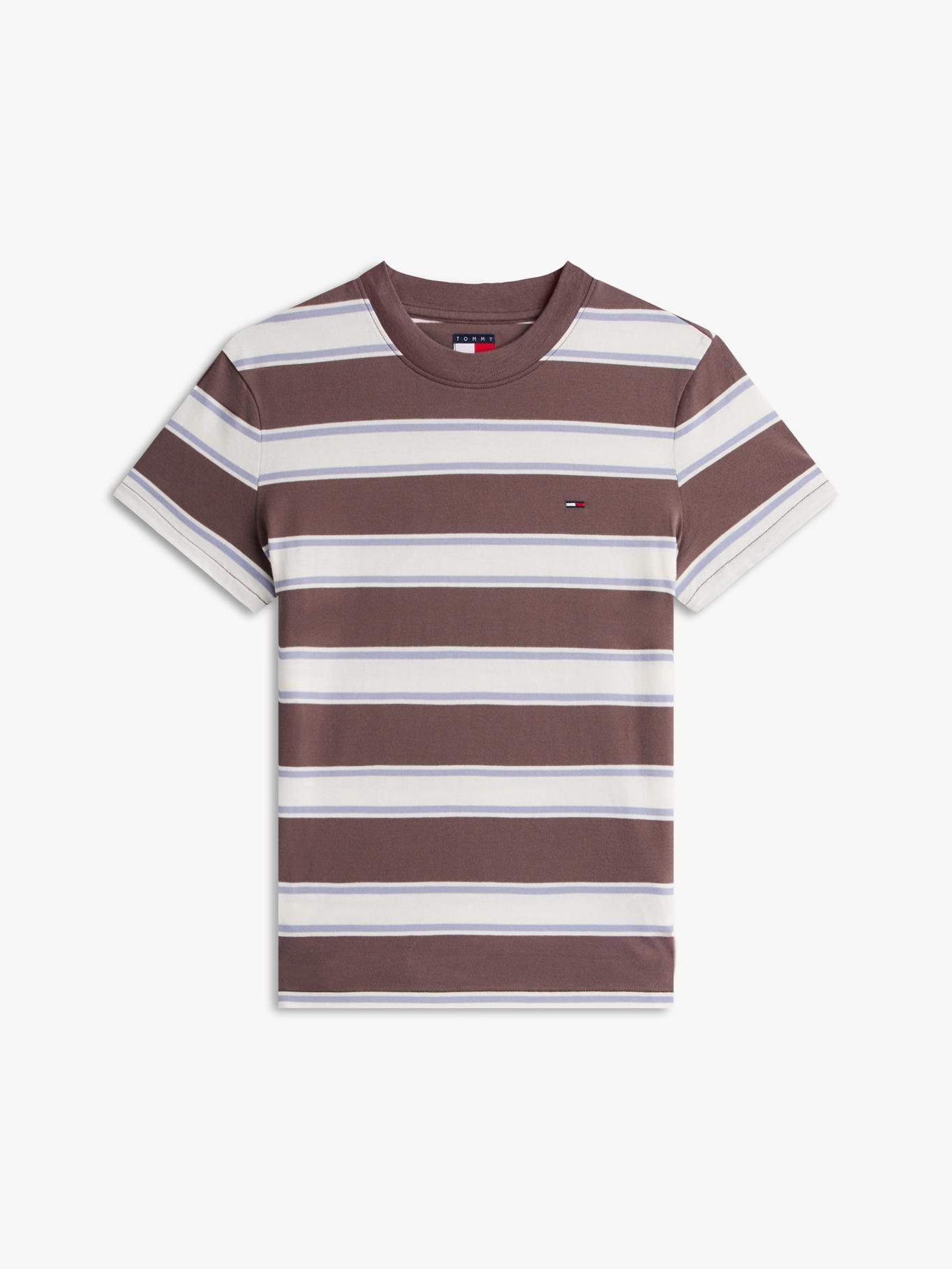 Polera Con Logo Bordado Regular Fit Tommy Jeans Café-4