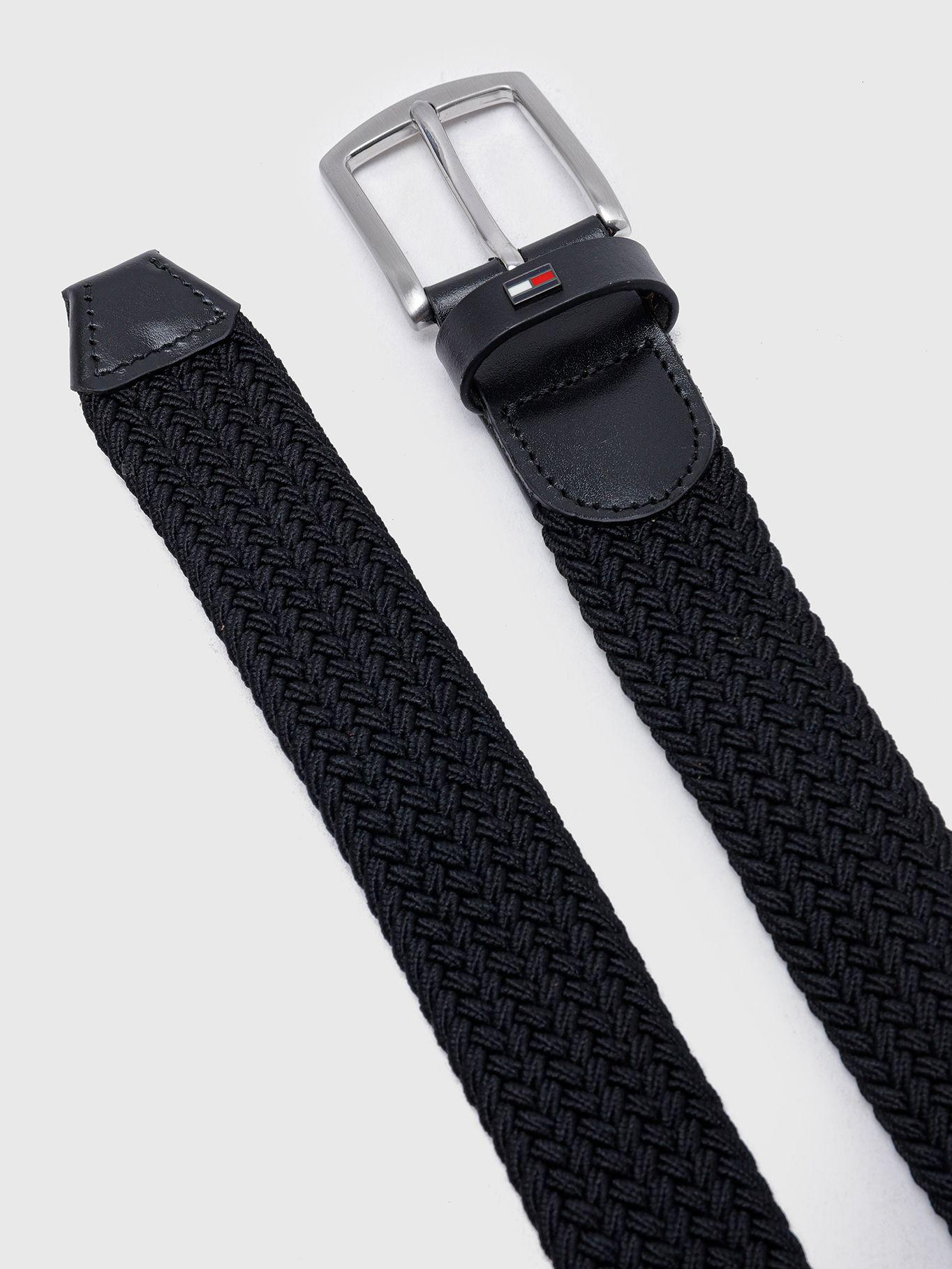 Cinturón Elástico Hebilla Cuadrada Negro Tommy Hilfiger-2