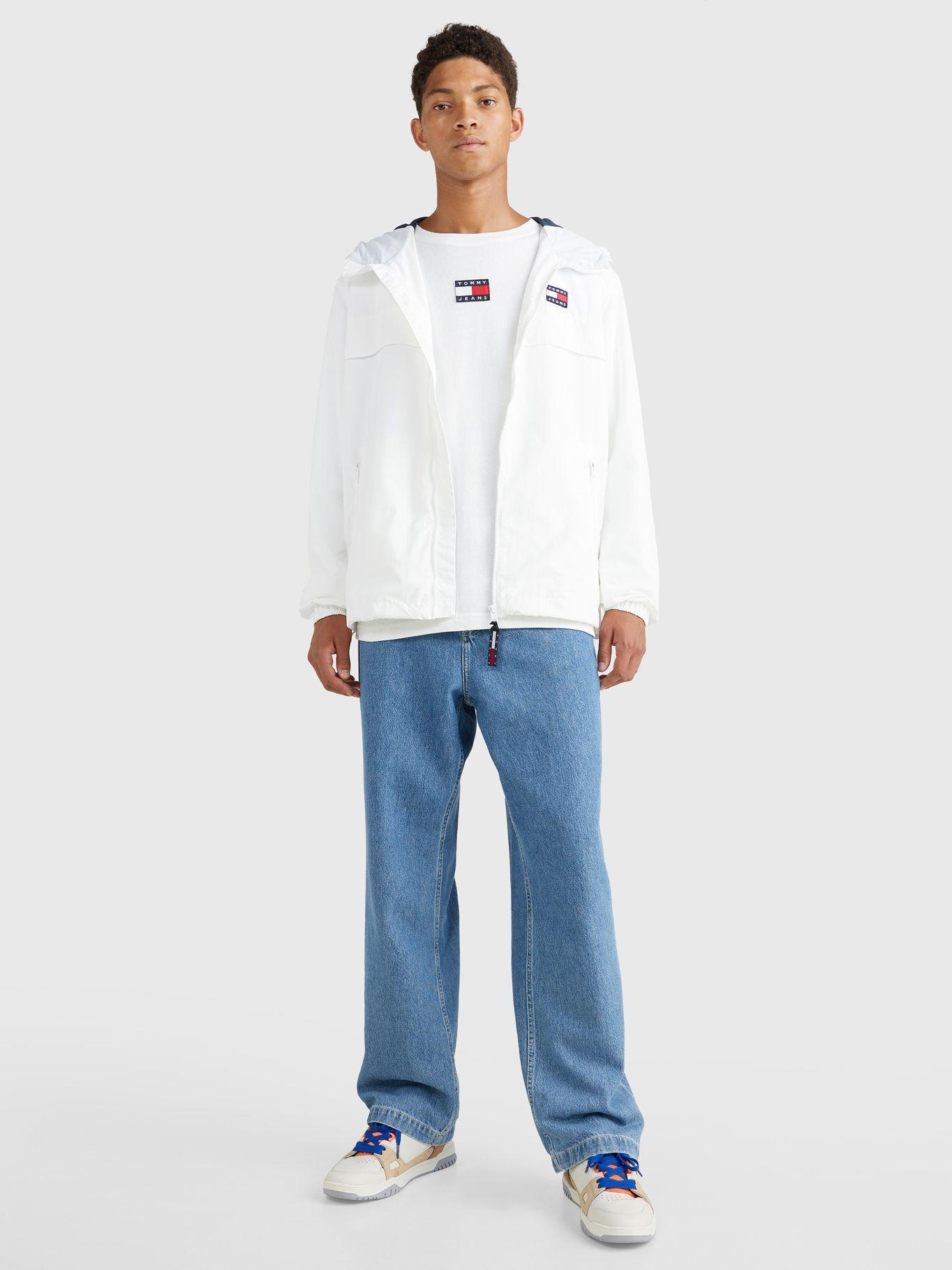 Cortaviento Chicago Classic Blanco Tommy Jeans-1