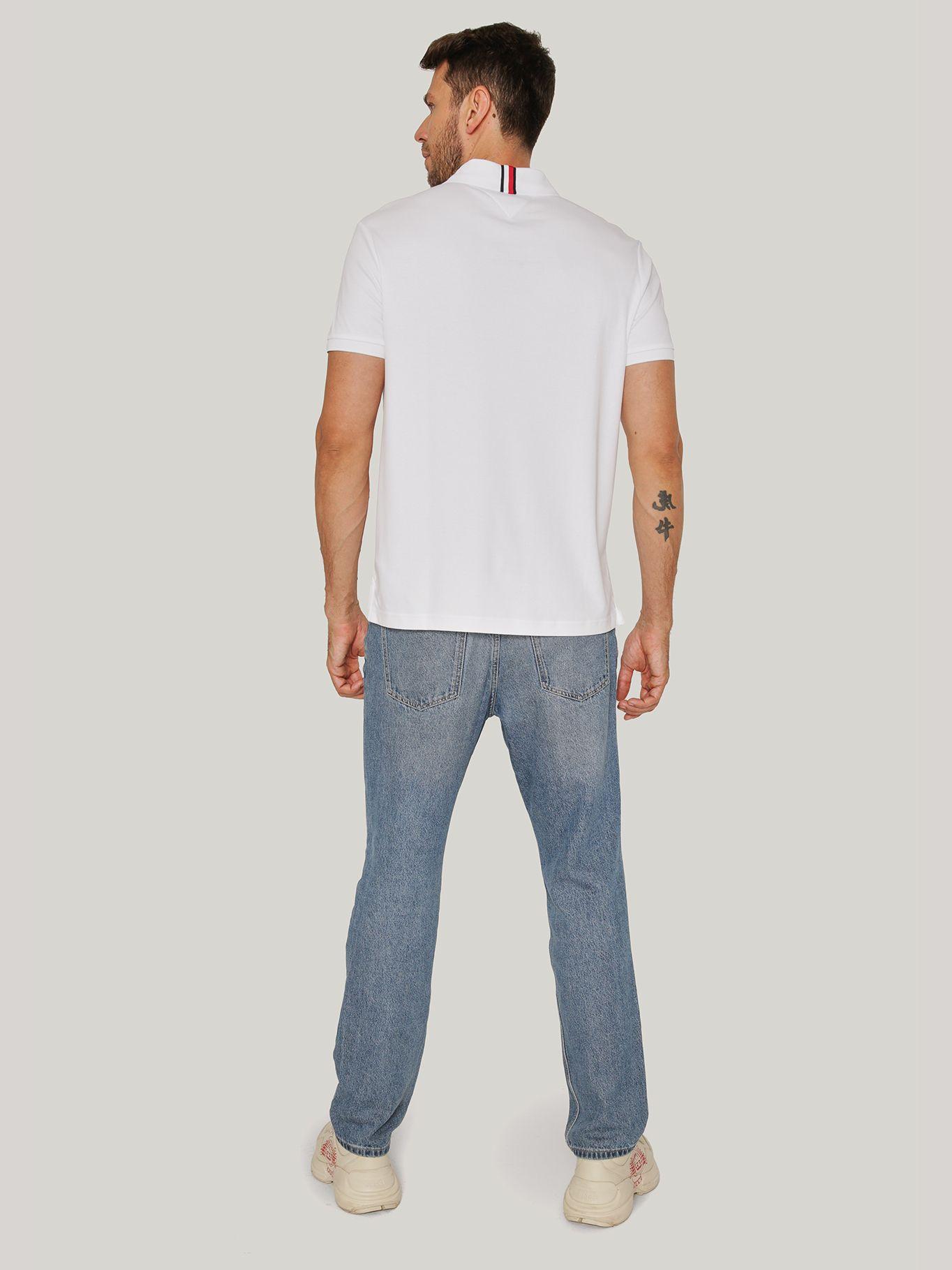 Polo Essential Liquid Cotton Gris Tommy Hilfiger-2