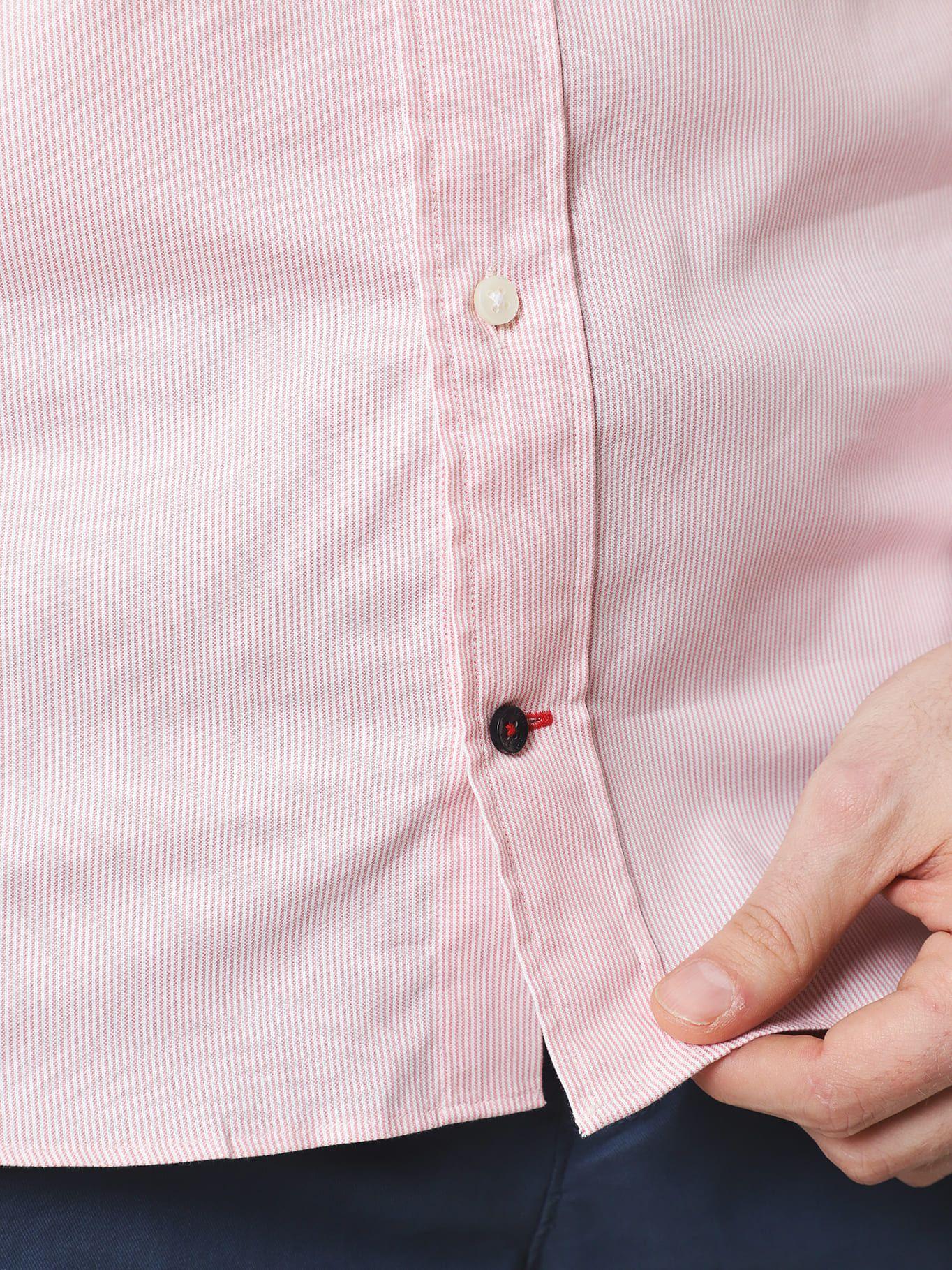 Camisa Hairline A Rayas Regular Fit Rosado Tommy Hilfiger-3