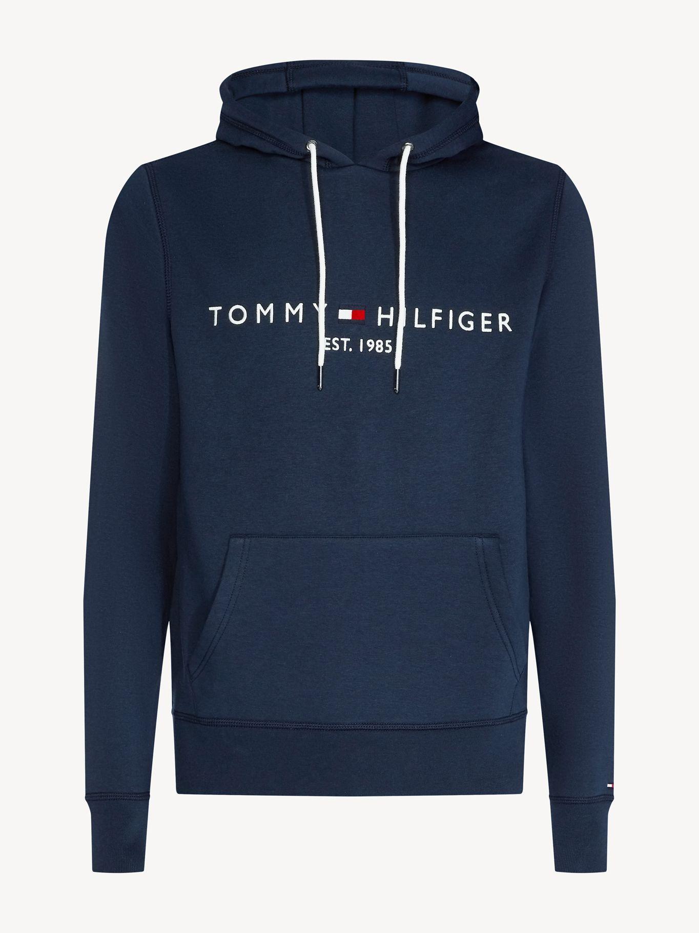 Polerón Hoodie Core Logo Azul Tommy Hilfiger-9