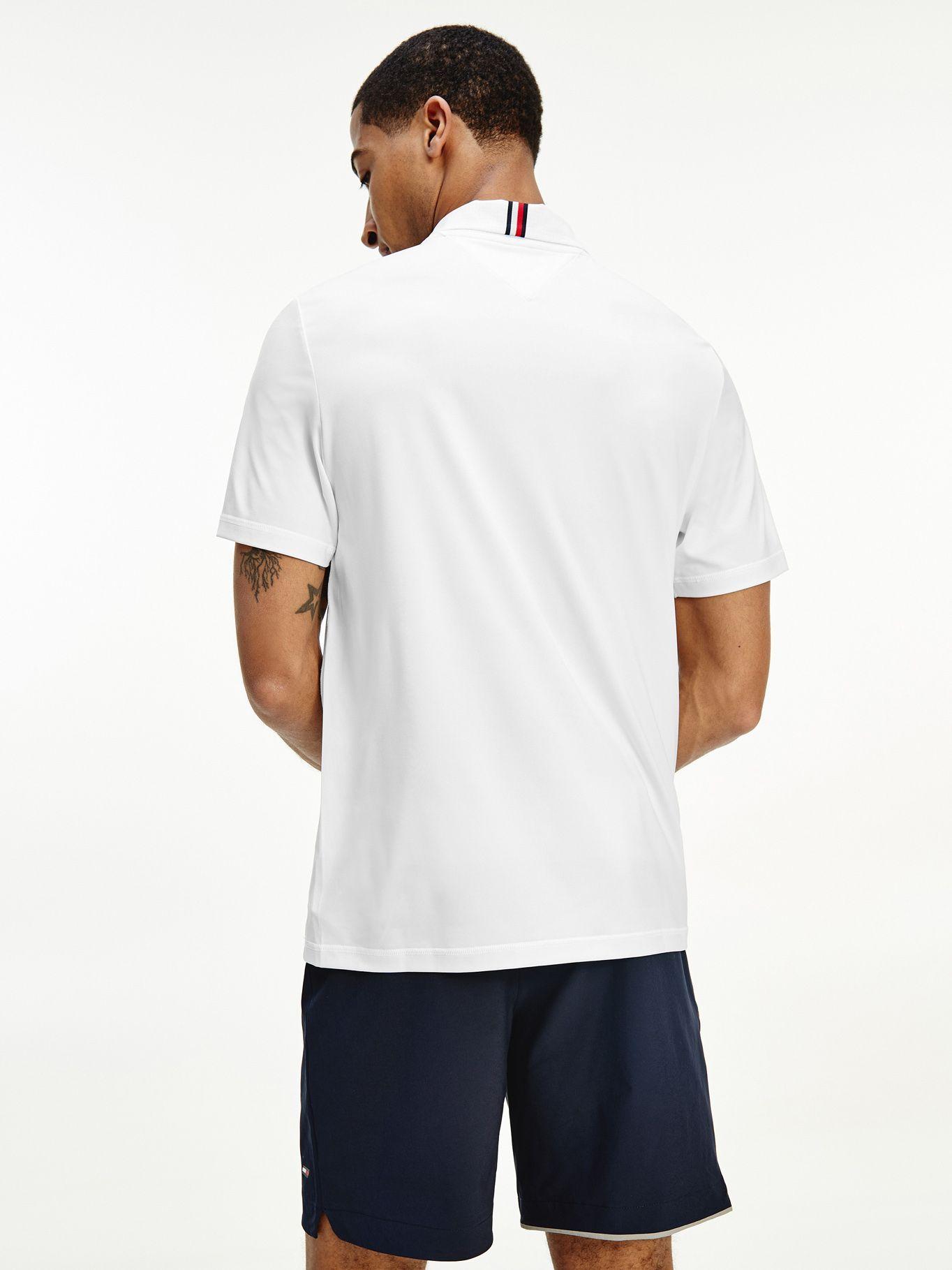 Polo Mesh Training Blanco Tommy Hilfiger-1