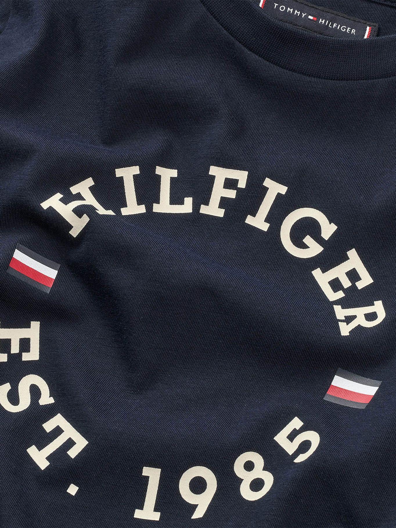 Polera De Niño Con Logo Monotipo Azul Tommy Hilfiger-2