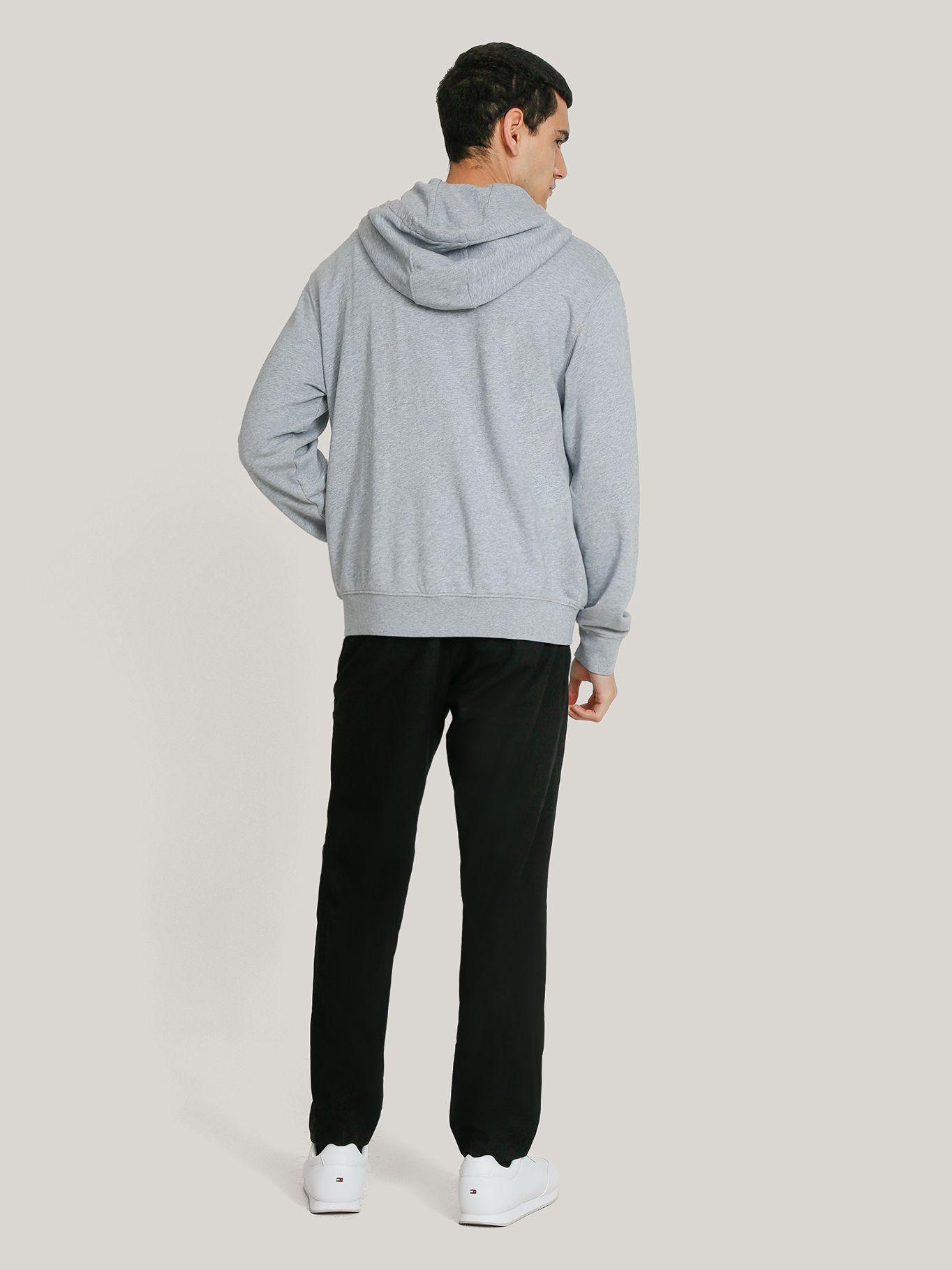 Polerón Hoodie Solid Con Cierre Gris Tommy Jeans-2