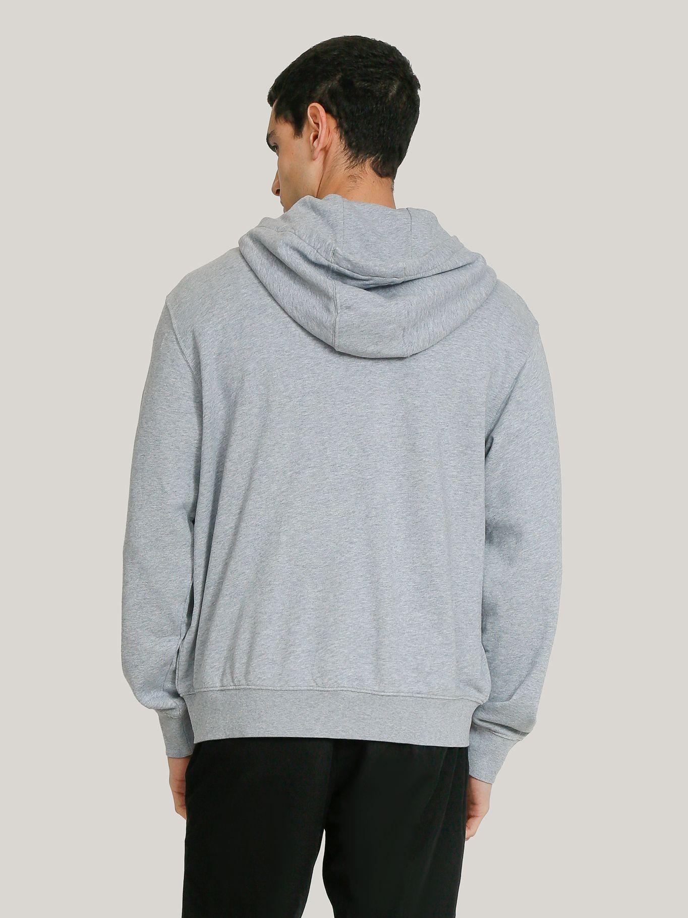 Polerón Hoodie Solid Con Cierre Gris Tommy Jeans-3