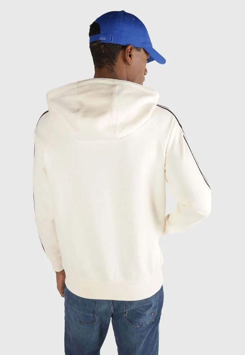 POLERÓN HOODIE GLOBAL STRIPE BEIGE AEF TOMMY HILFIGER-2