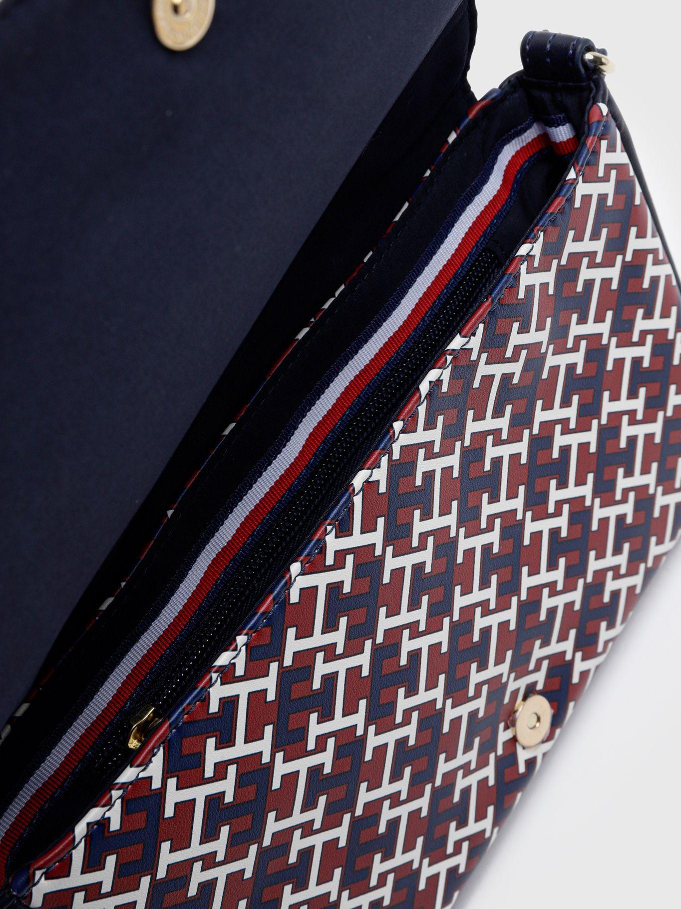 Bandolera Small Monogram Burdeo Tommy Hilfiger-4