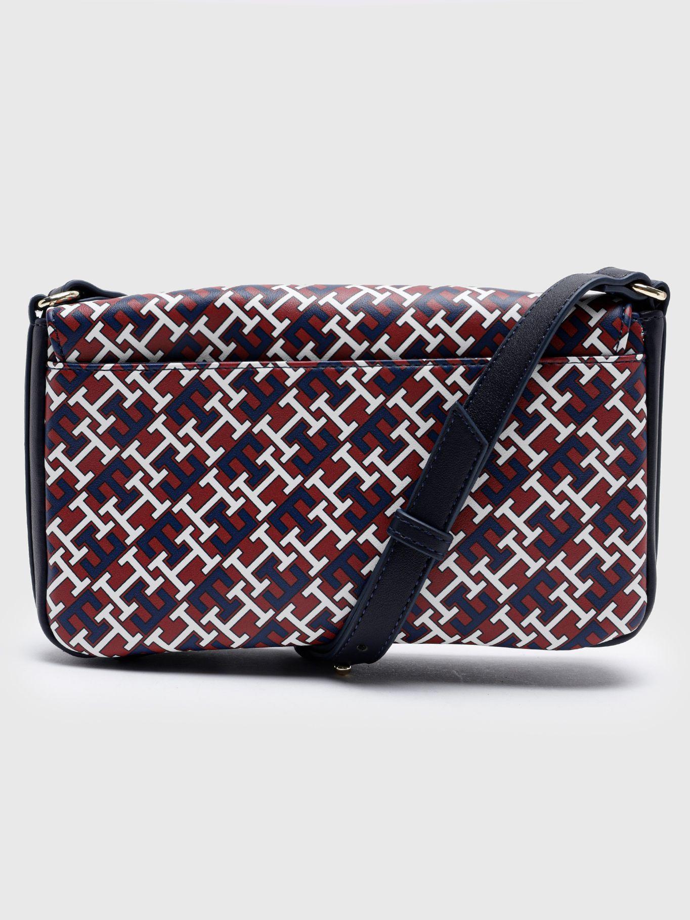 Bandolera Small Monogram Burdeo Tommy Hilfiger-1